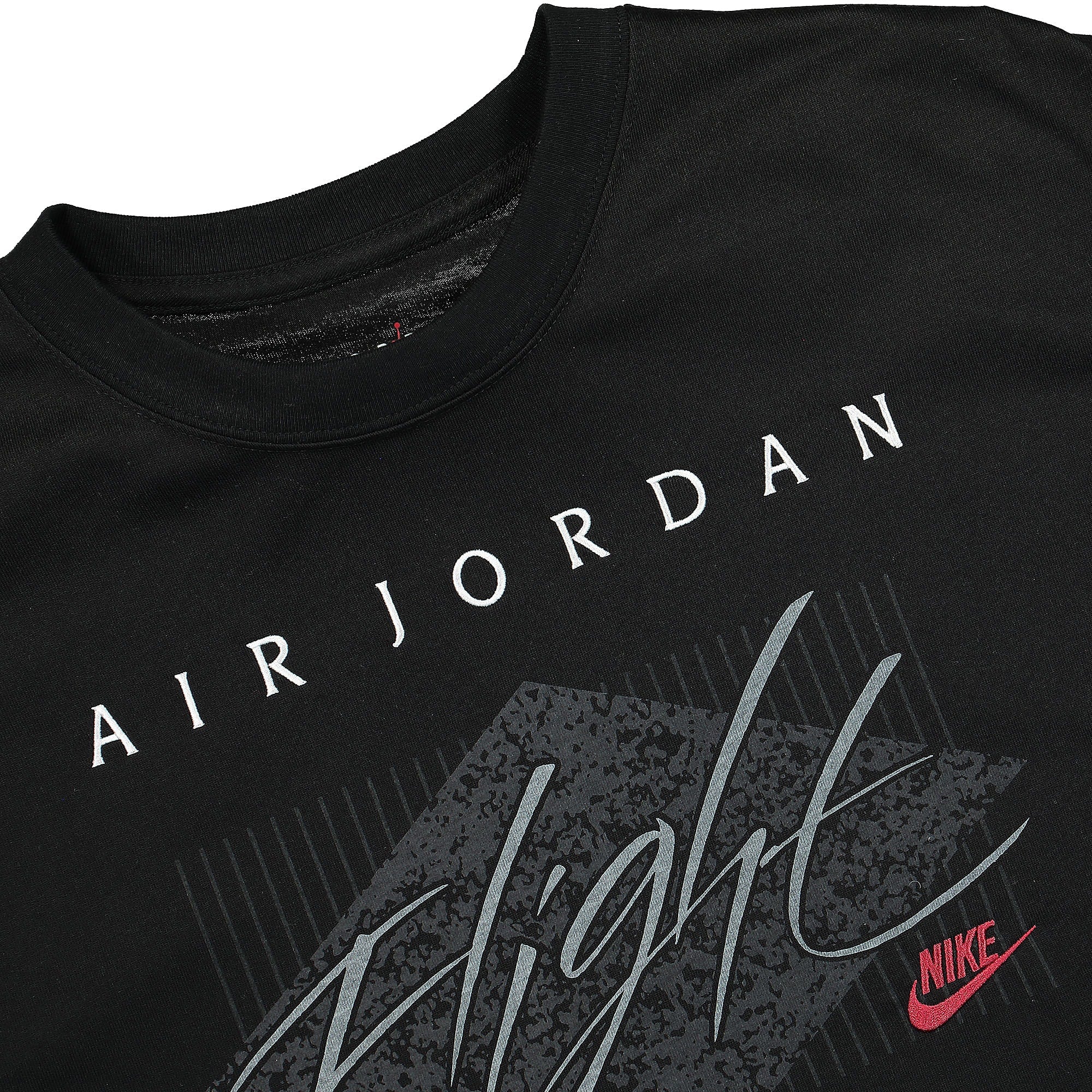 Jordan Wmns Air Jordan Essentials Boxy Tee Black T-Shirts Close-up | Overkill