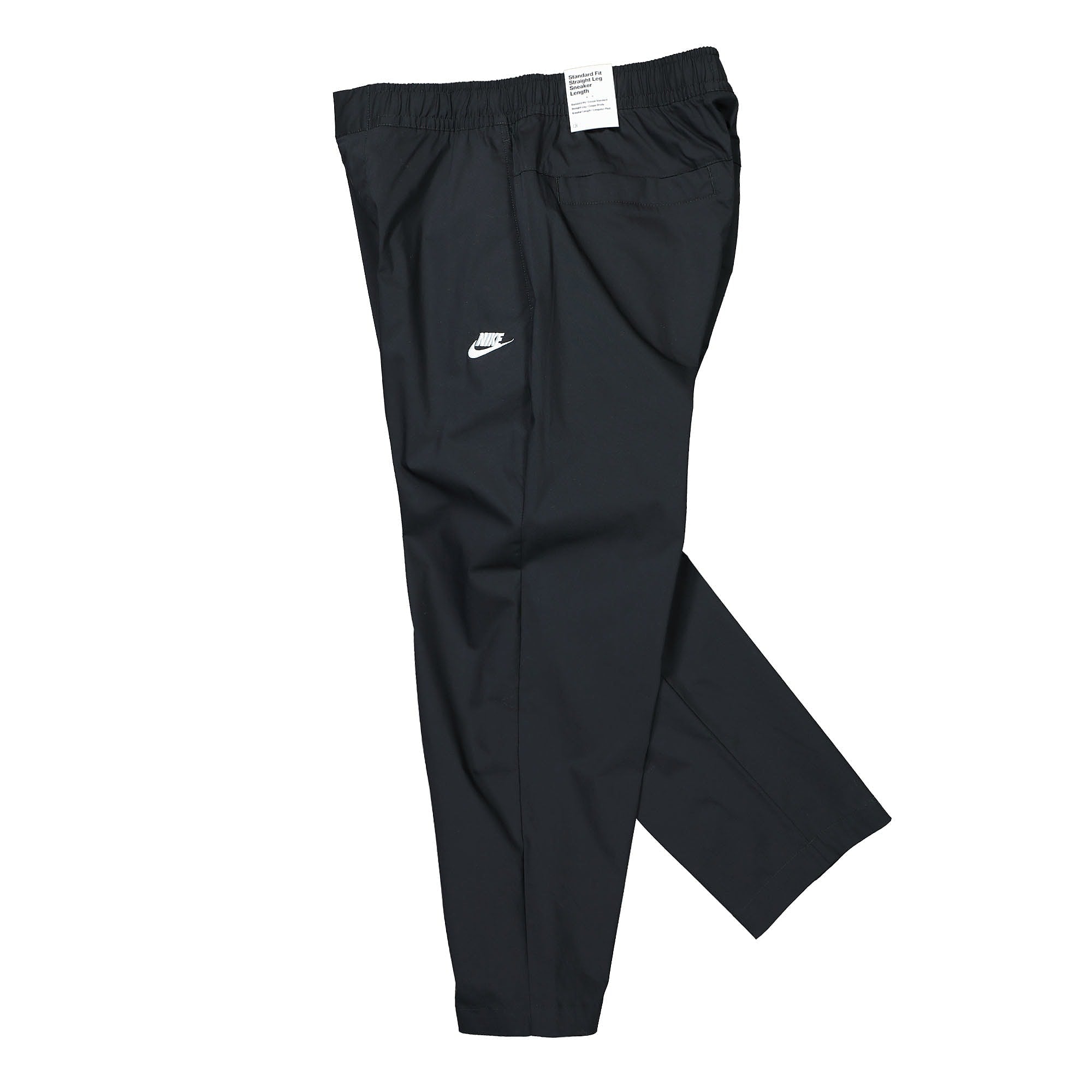 Nike Club Woven Unlined Sneaker Pant Black / White Sweat & Track Pants Close-up | Overkill