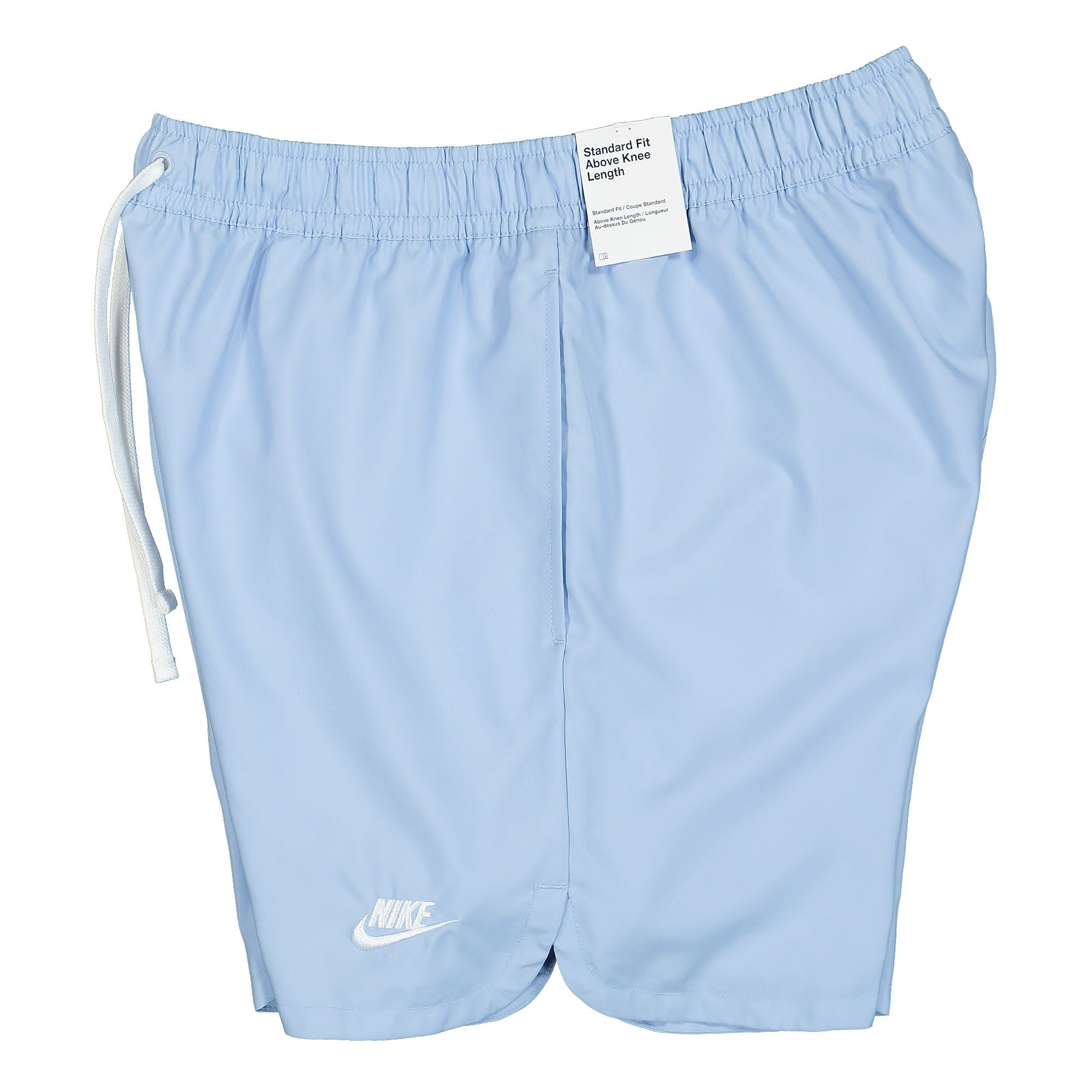 Nike NK Club Woven Lined Flow Short Light Marine / White Shorts Close-up | Overkill