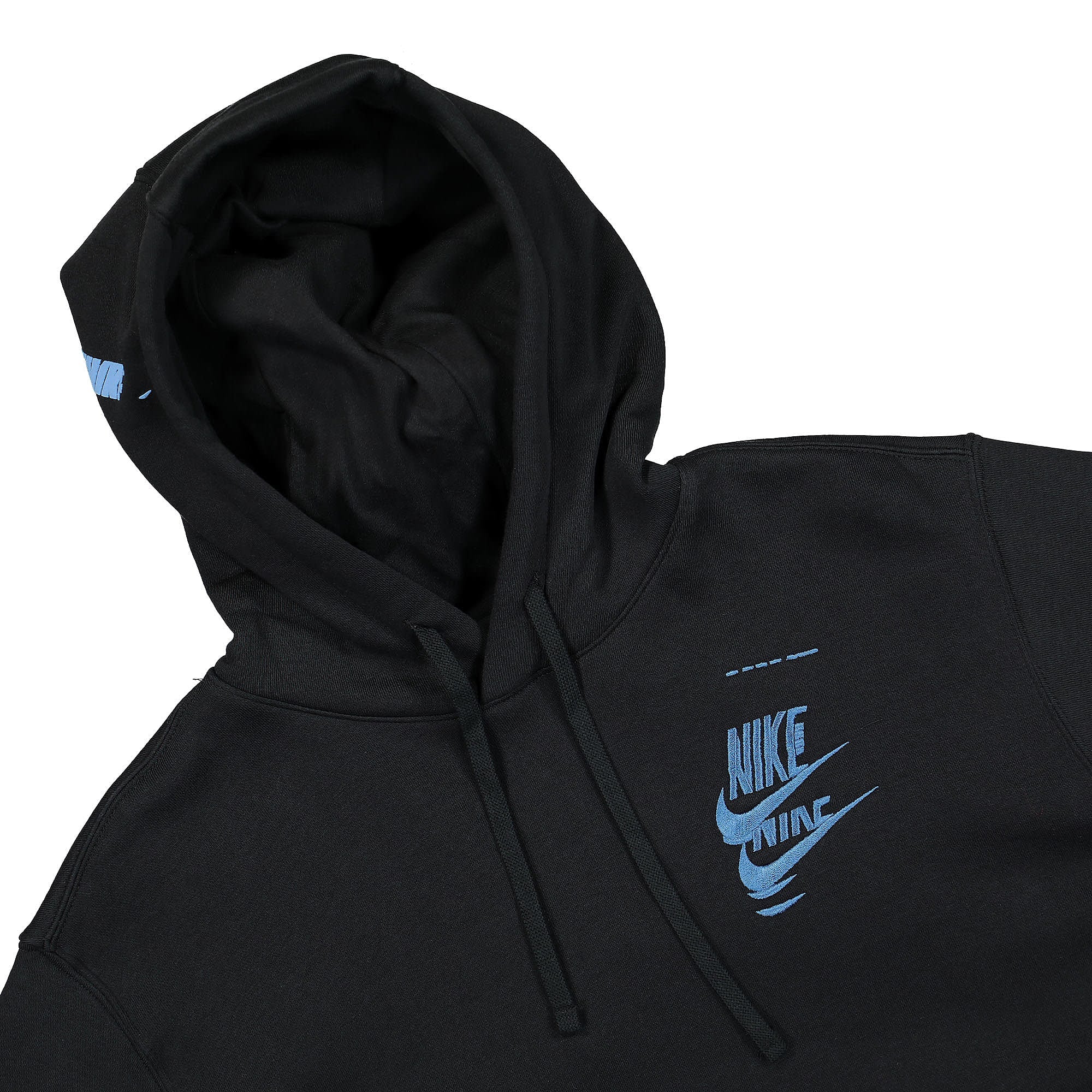 Nike NSW Sport Essentials Plus MFTA Hoodie Black / White Hoodies Close-up | Overkill