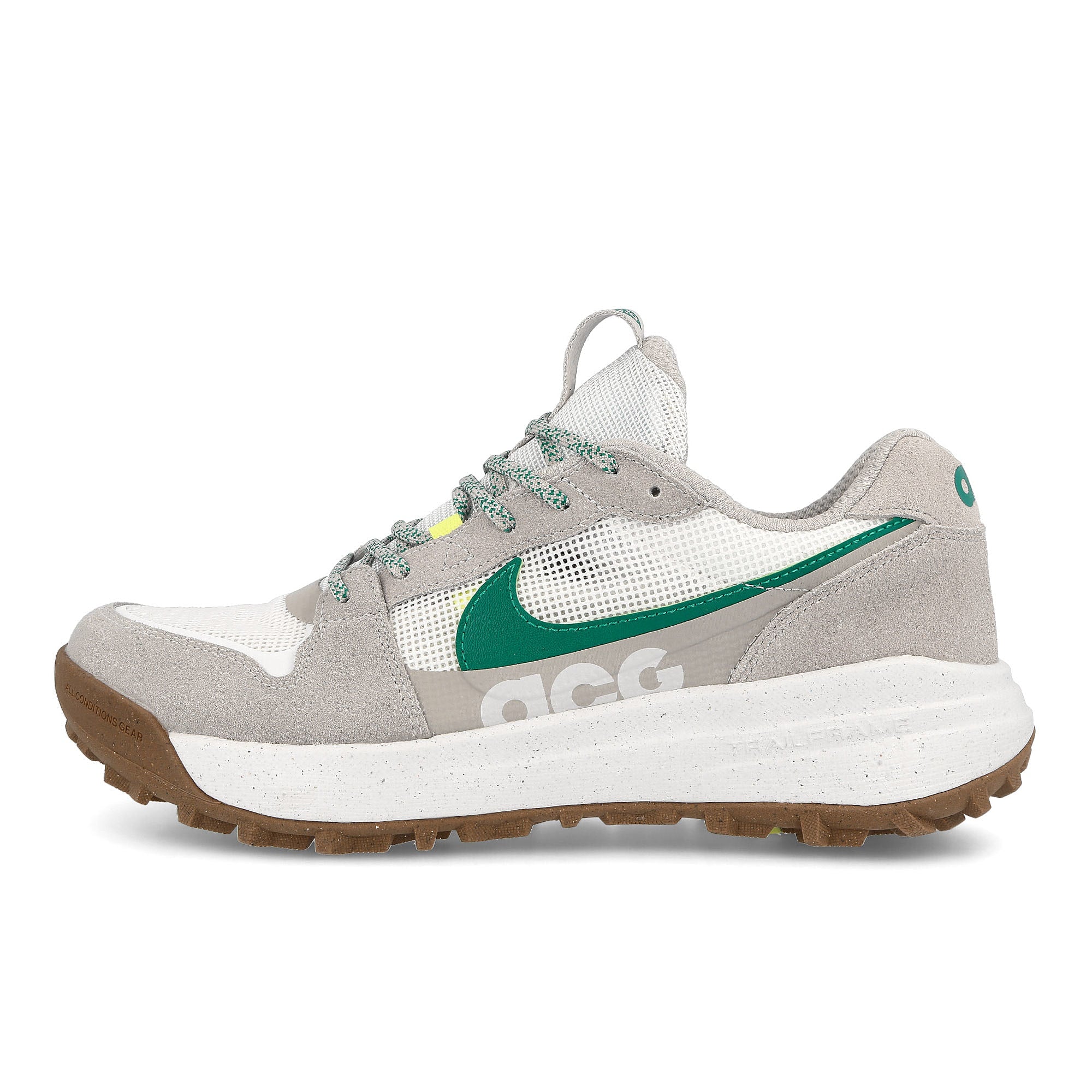 Nike acg lowcate Light Iron Ore-Malachite - Summit White - Volt Low Top Sneakers DM8019 003 | Overkill