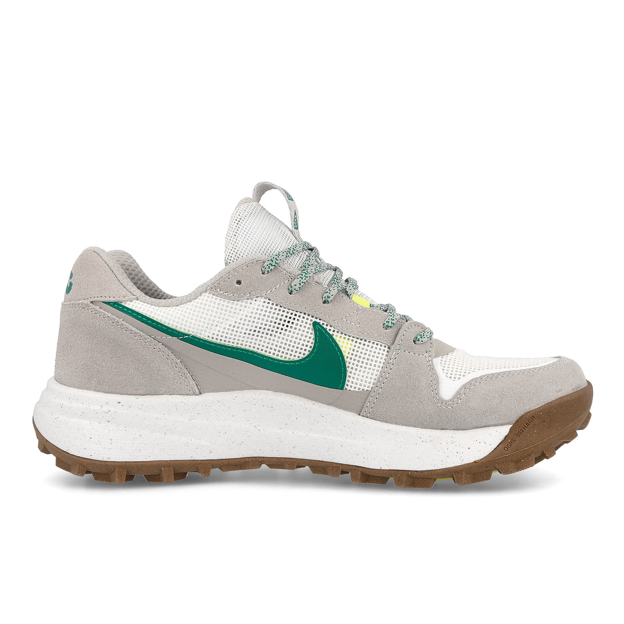 Nike acg lowcate Light Iron Ore-Malachite - Summit White - Volt Low Top Sneakers Silhouette | Overkill