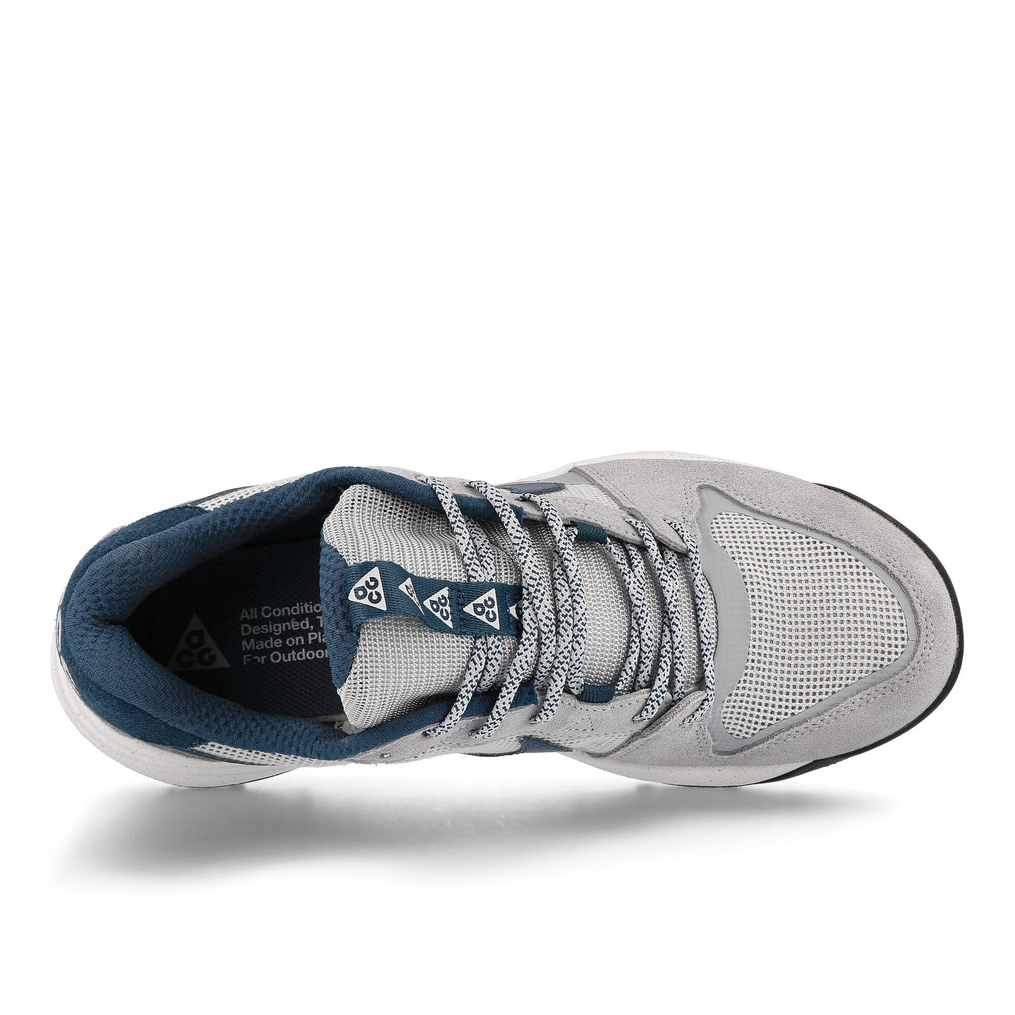 Nike acg lowcate Wolf Grey / Navy - Grey Fog - Summit White Low Top Sneakers Detailfoto | Overkill