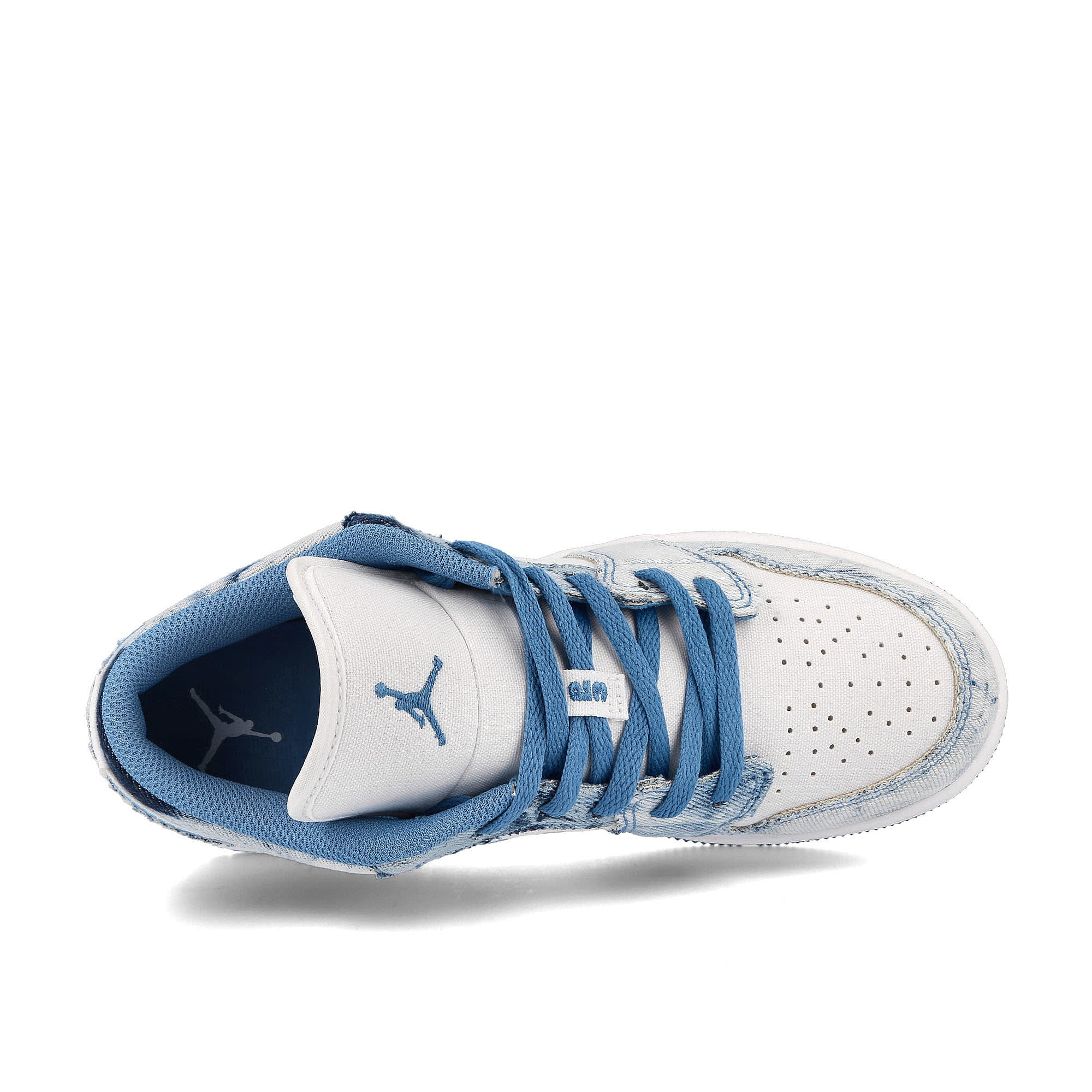 Jordan Air Jordan 1 Low GS White / Dutch Blue - White Detail view 1 | Overkill