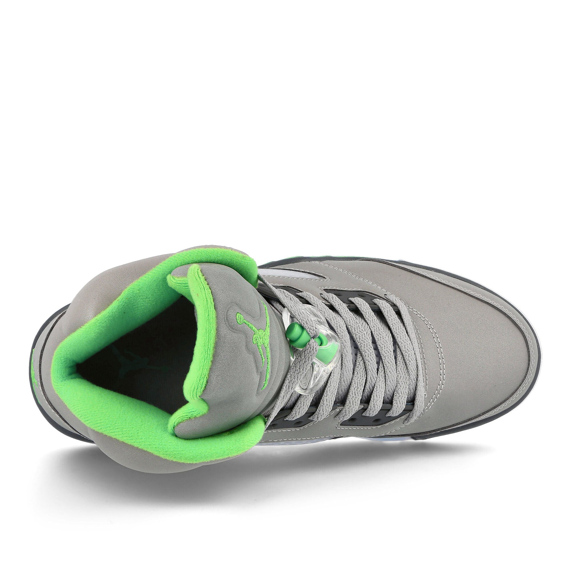 Jordan Air Jordan 5 Retro Silver / Green Bean - Flint Grey High Top Sneakers Detailfoto | Overkill