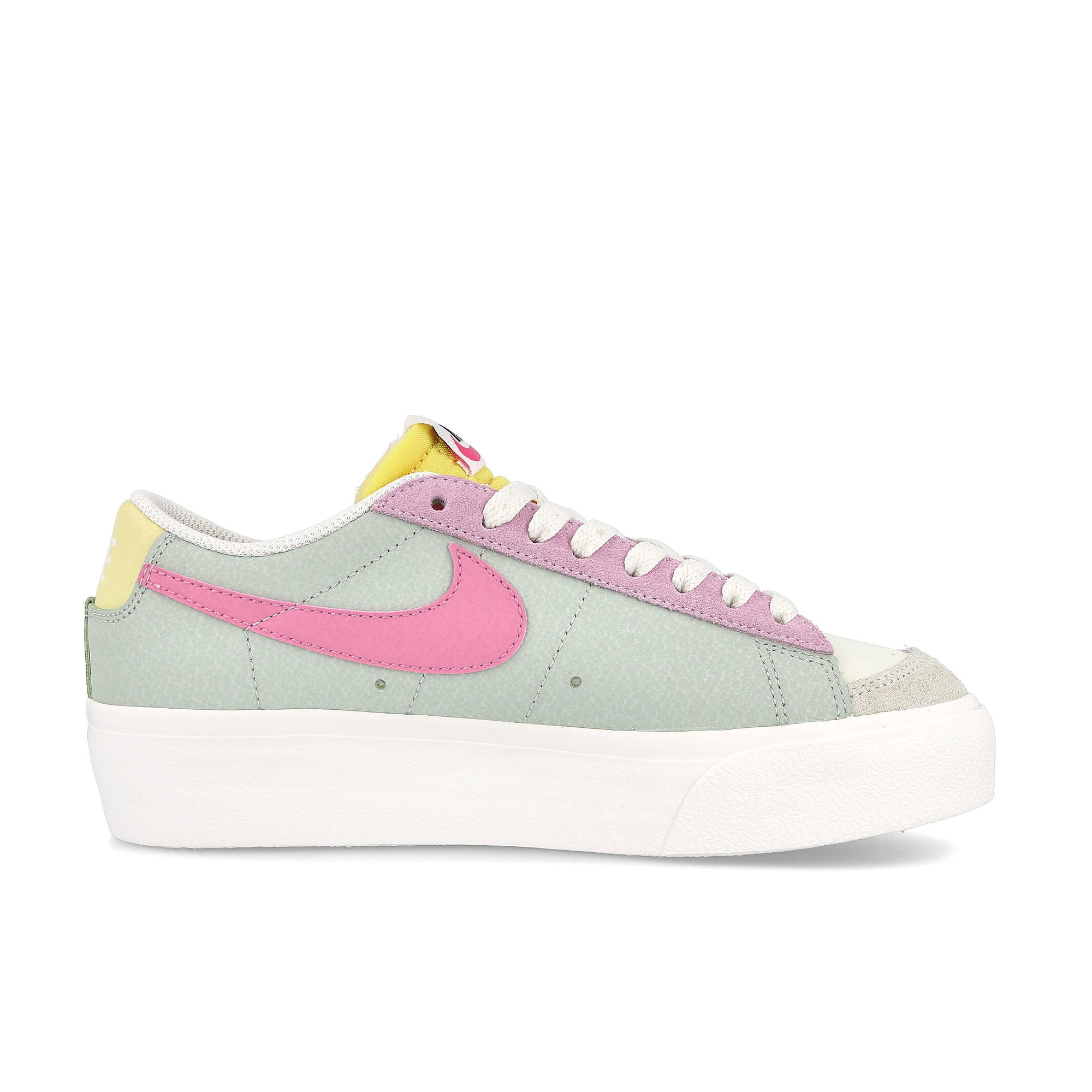 Nike wmns blazer low platform Seafoam-Pink Salt - Sea Glass - Saturn Gold Low Top Sneakers Silhouette | Overkill