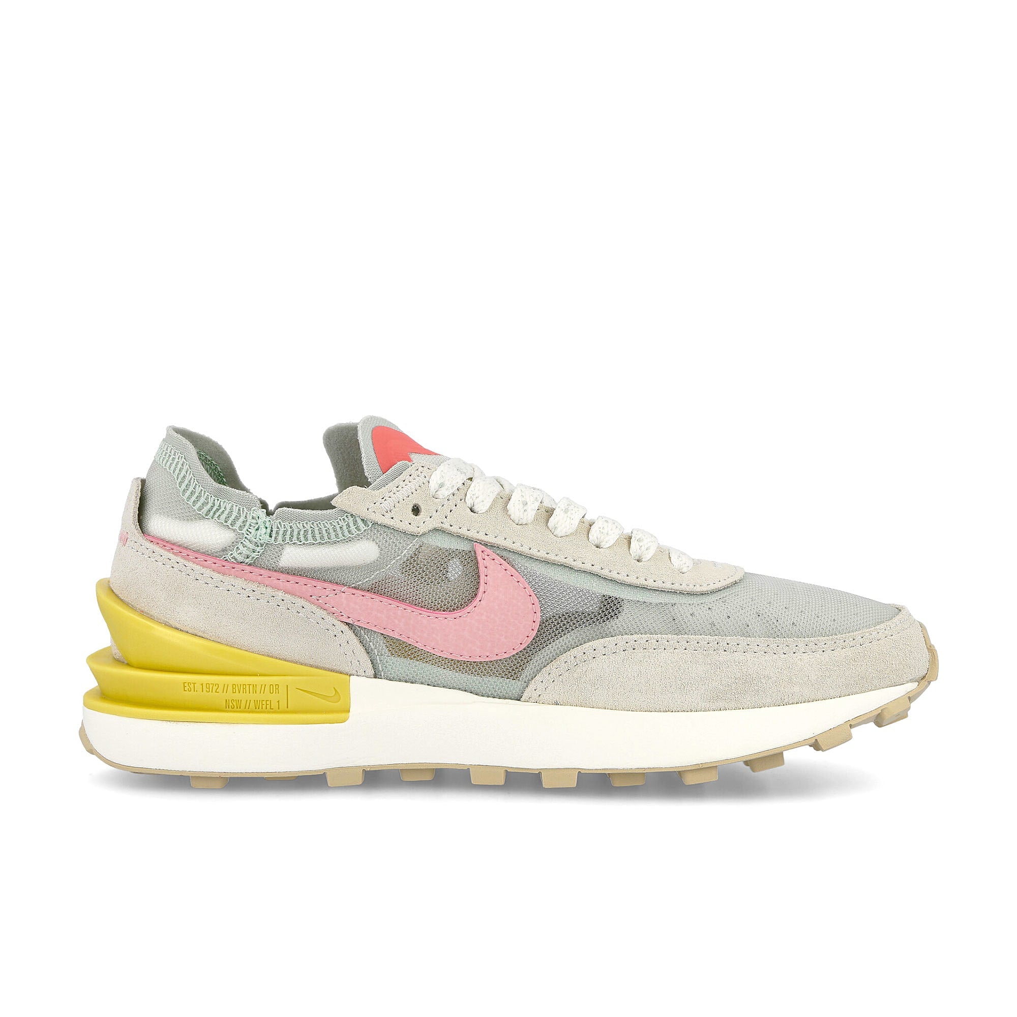 Nike wmns waffle one Seafoam-Pink Glaze - Sea Glass - Saturn Gold Sneakers Silhouette | Overkill