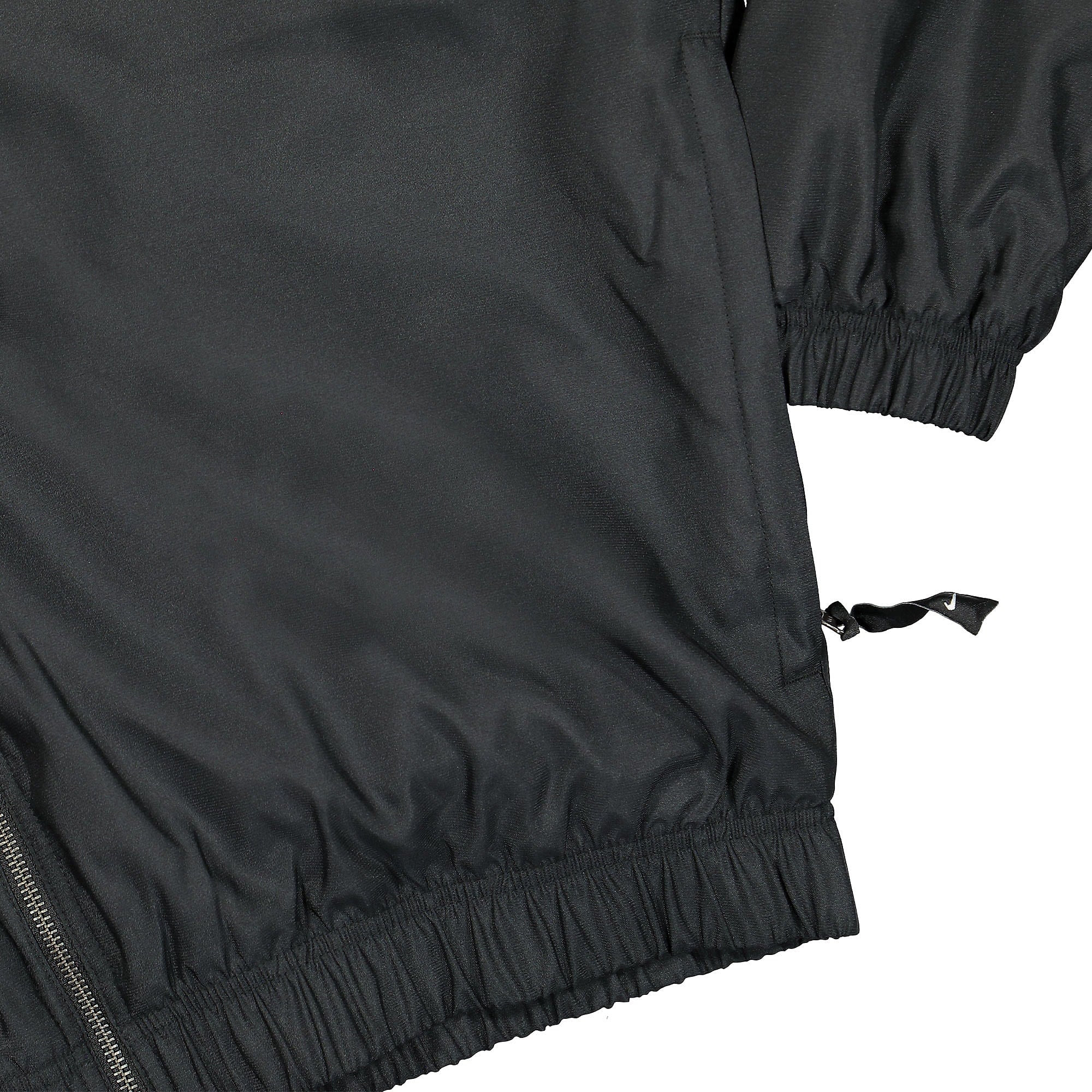 Nike NRG Solo Swoosh Satin Bomber Jacket Black / Kumquat / White Bomber & Varsity Jackets Detailfoto | Overkill