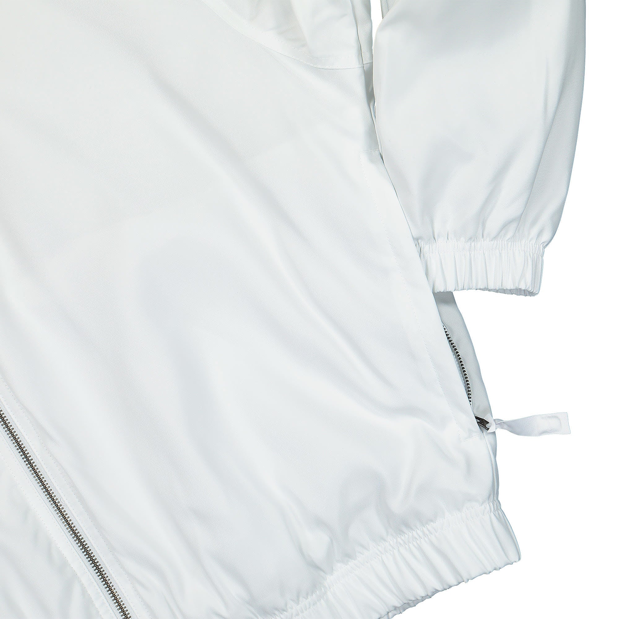 Nike NK Solo Swoosh Satin Bomber Jacket Summit White / Summit White / White Bomber & Varsity Jackets Detailfoto | Overkill