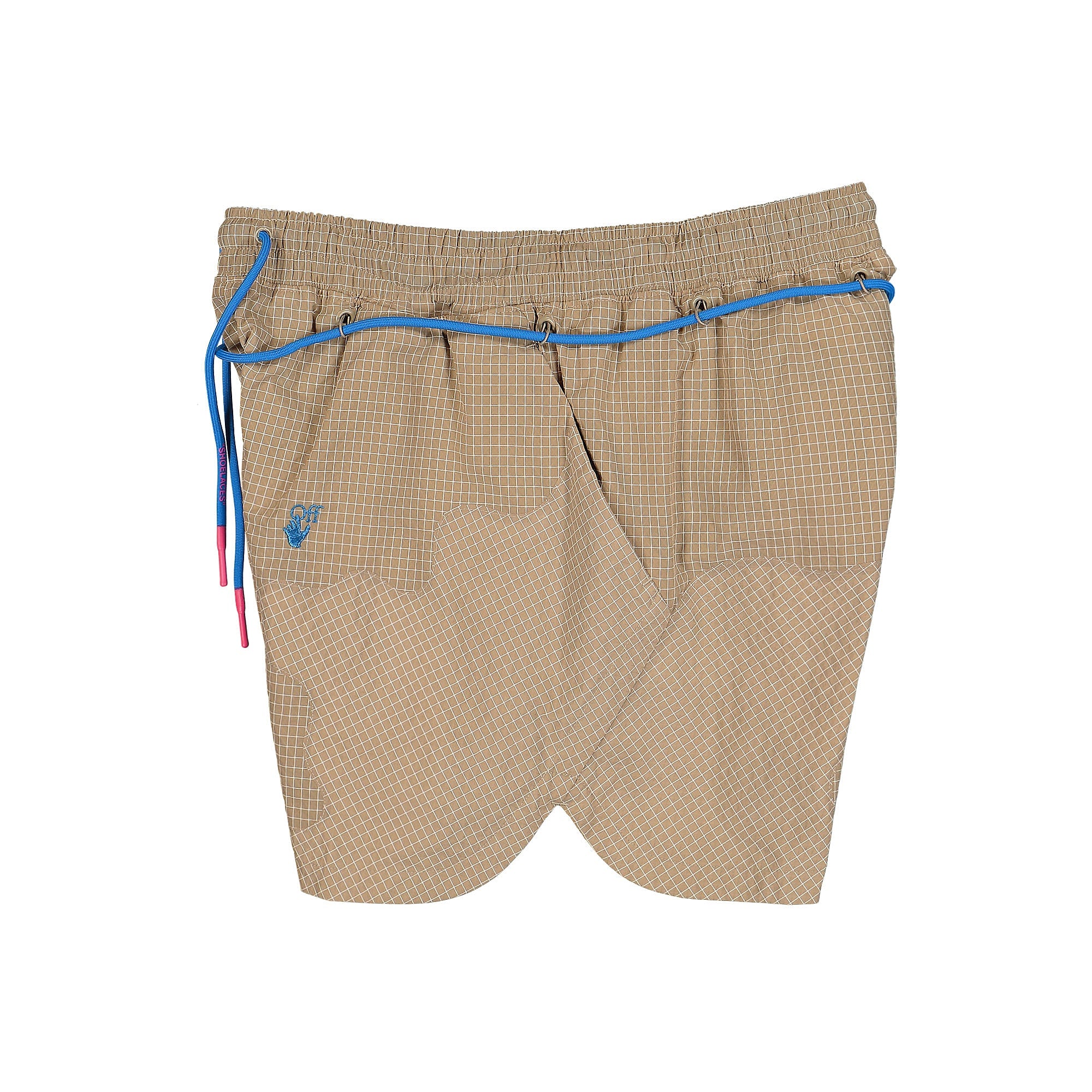 Nike Off-White x Nike NRG Woven Short Khaki Shorts Close-up | Overkill