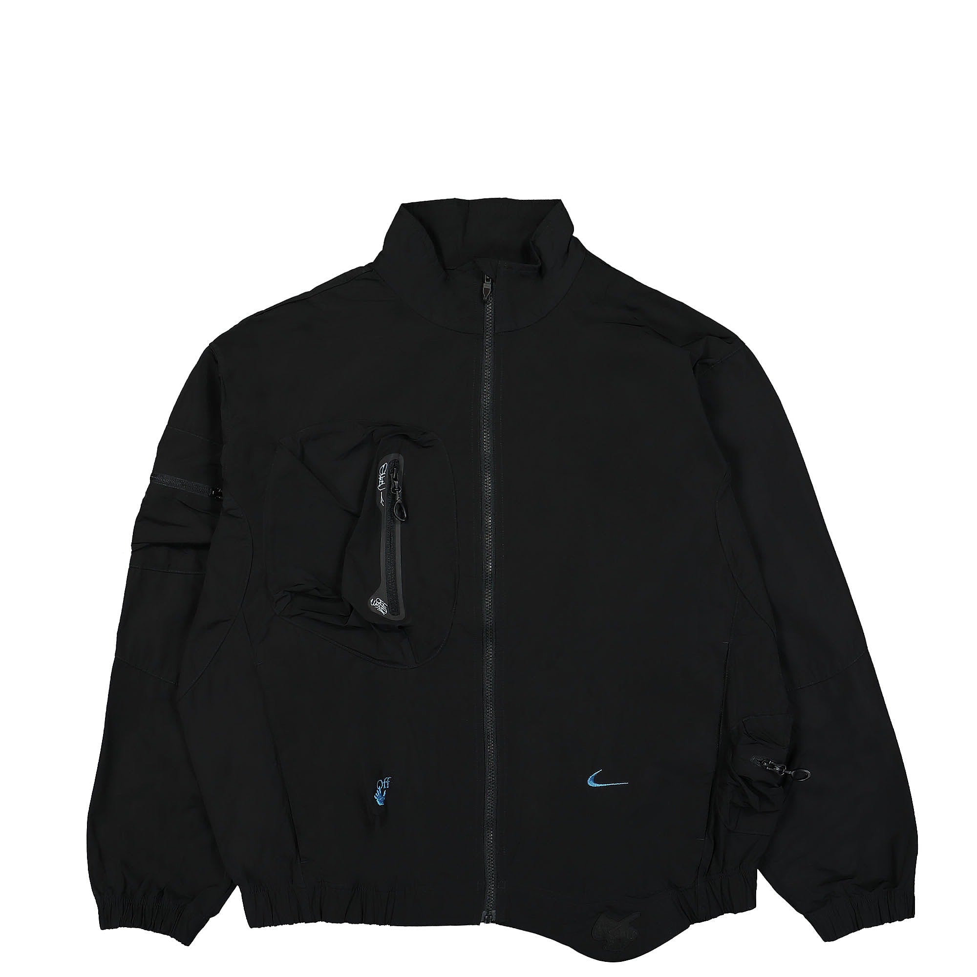 Nike Off-White x Nike NRG Tracksuit Black Track Jackets Material | Overkill