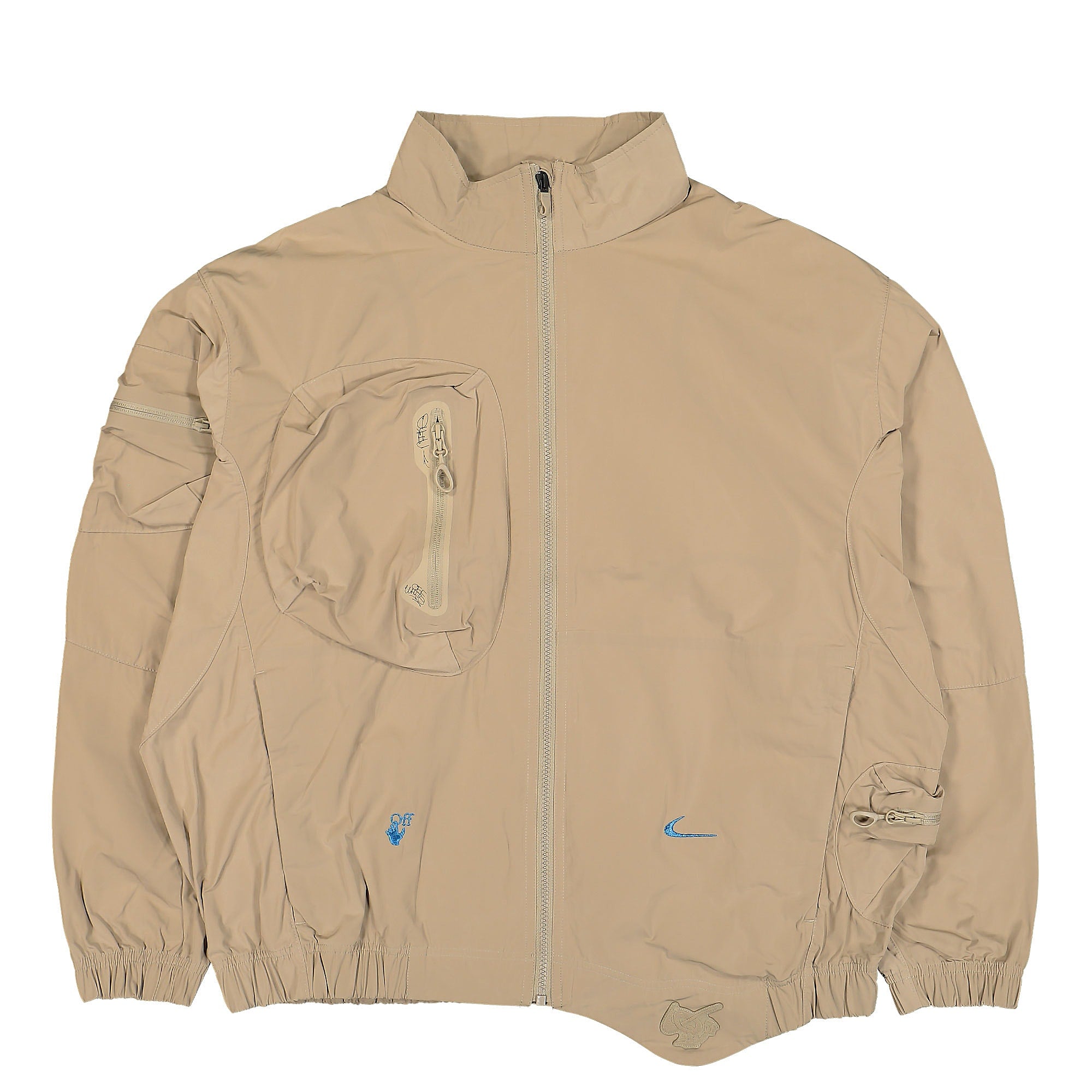 Nike Off-White x Nike NRG Tracksuit Khaki Track Jackets Material | Overkill