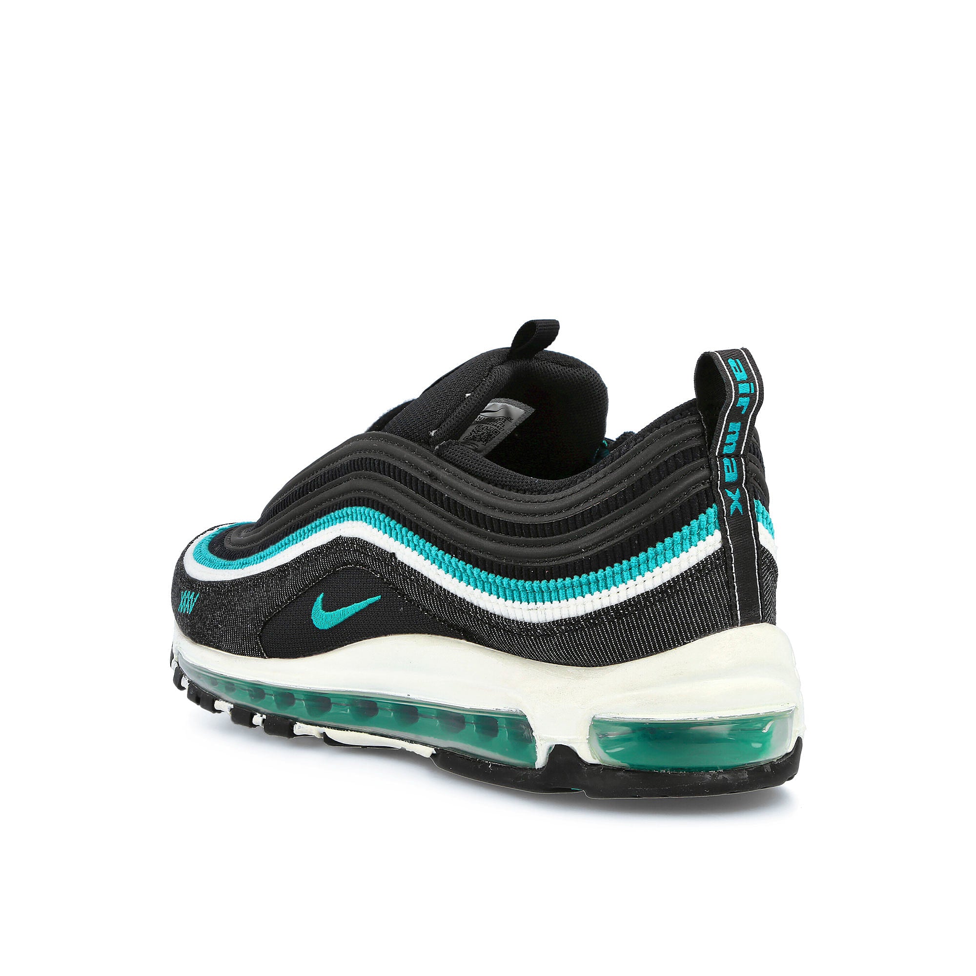 Nike air max 97 se Black-Sport Turquoise - Summit White Sneakers Material | Overkill