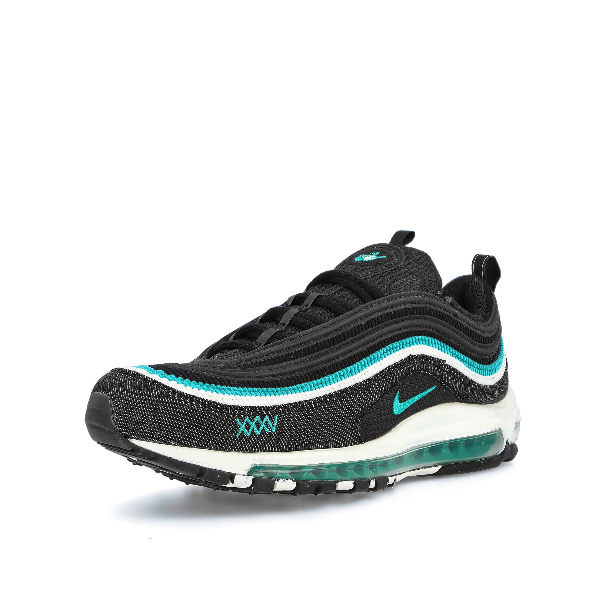 Nike air max 97 se Black-Sport Turquoise - Summit White Sneakers Close Up | Overkill
