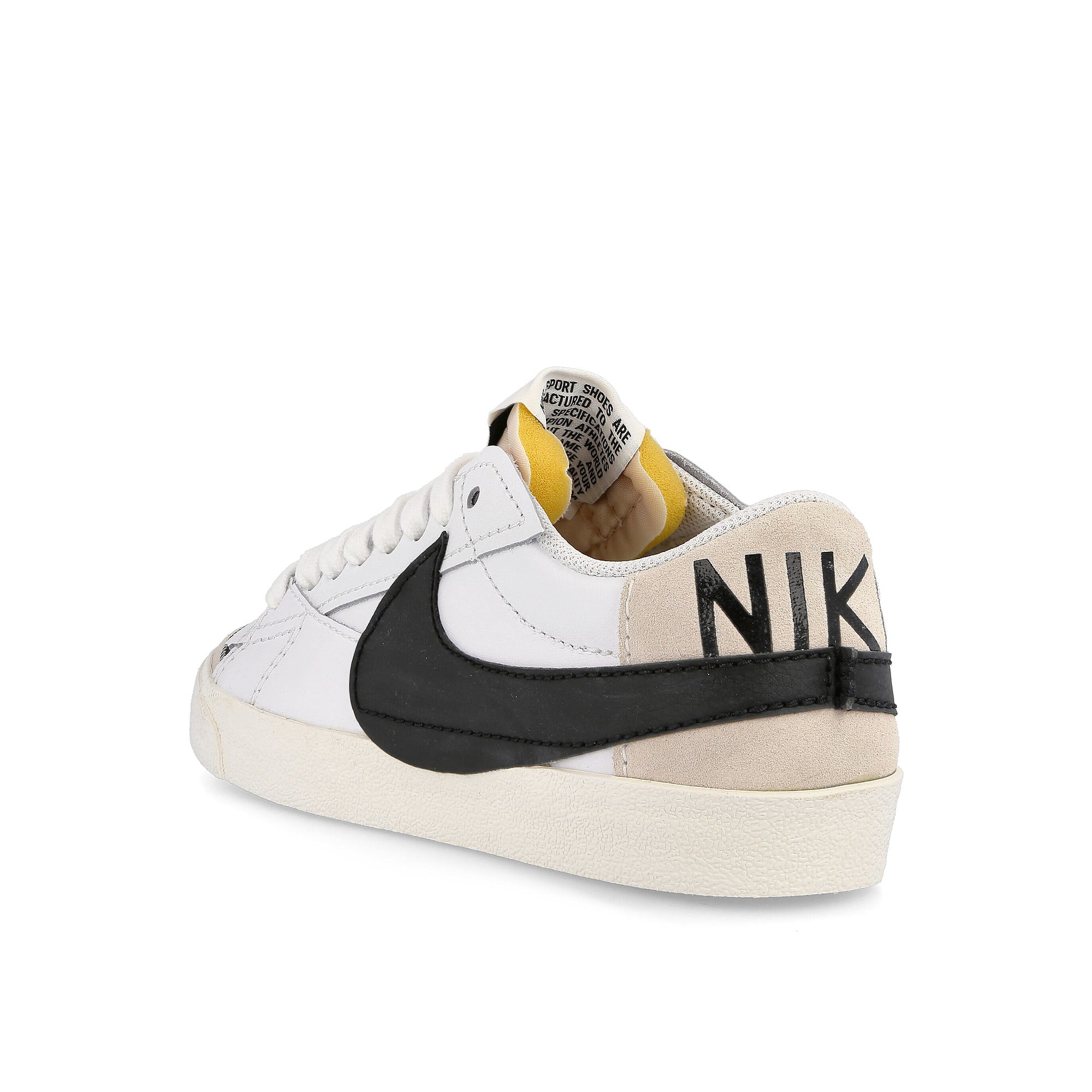 Nike blazer low 77 jumbo White-Black - White - Sail Low Top Sneakers Material | Overkill