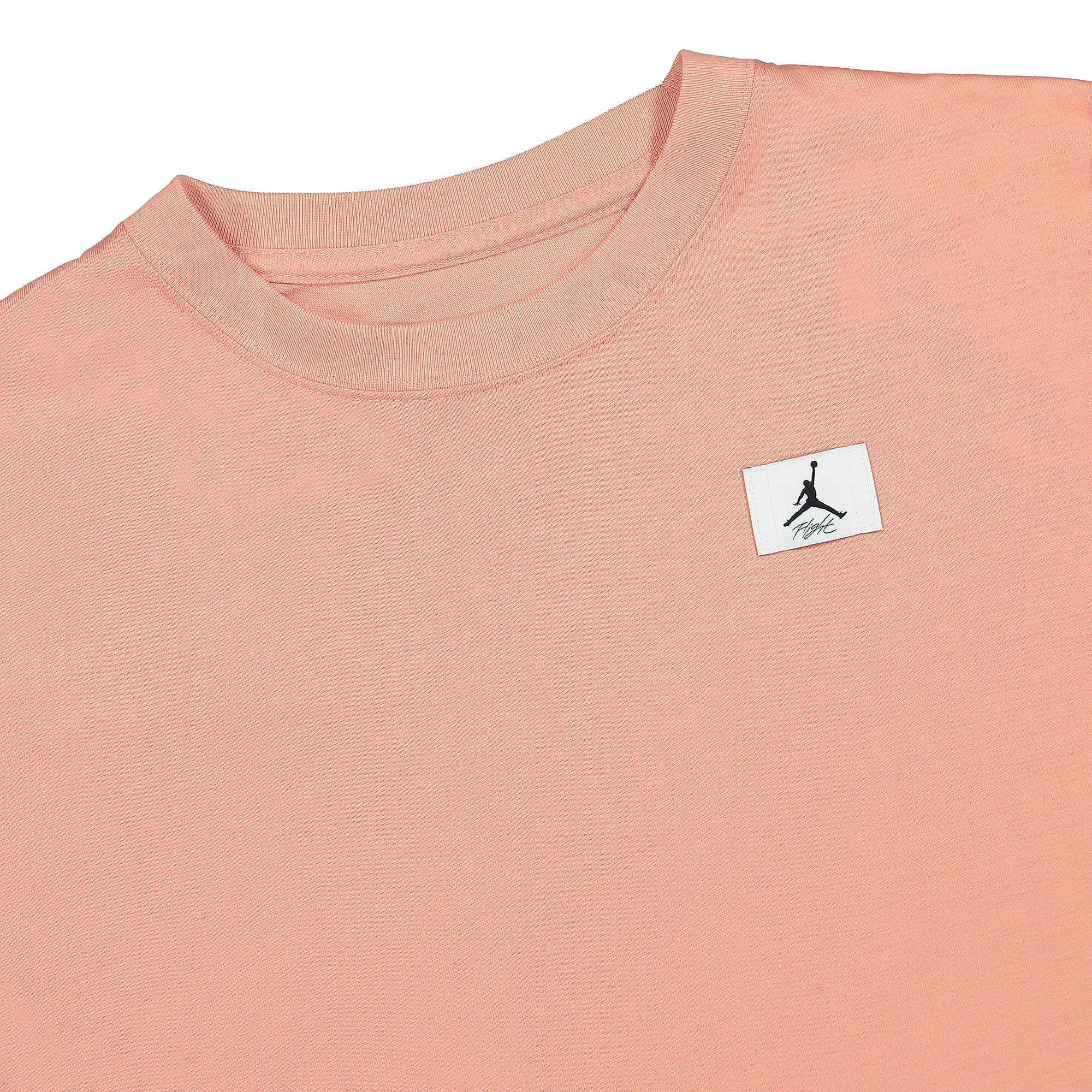 Jordan Wmns Air Jordan Essentials Boxy Tee Light Madder Root Tops Close-up | Overkill