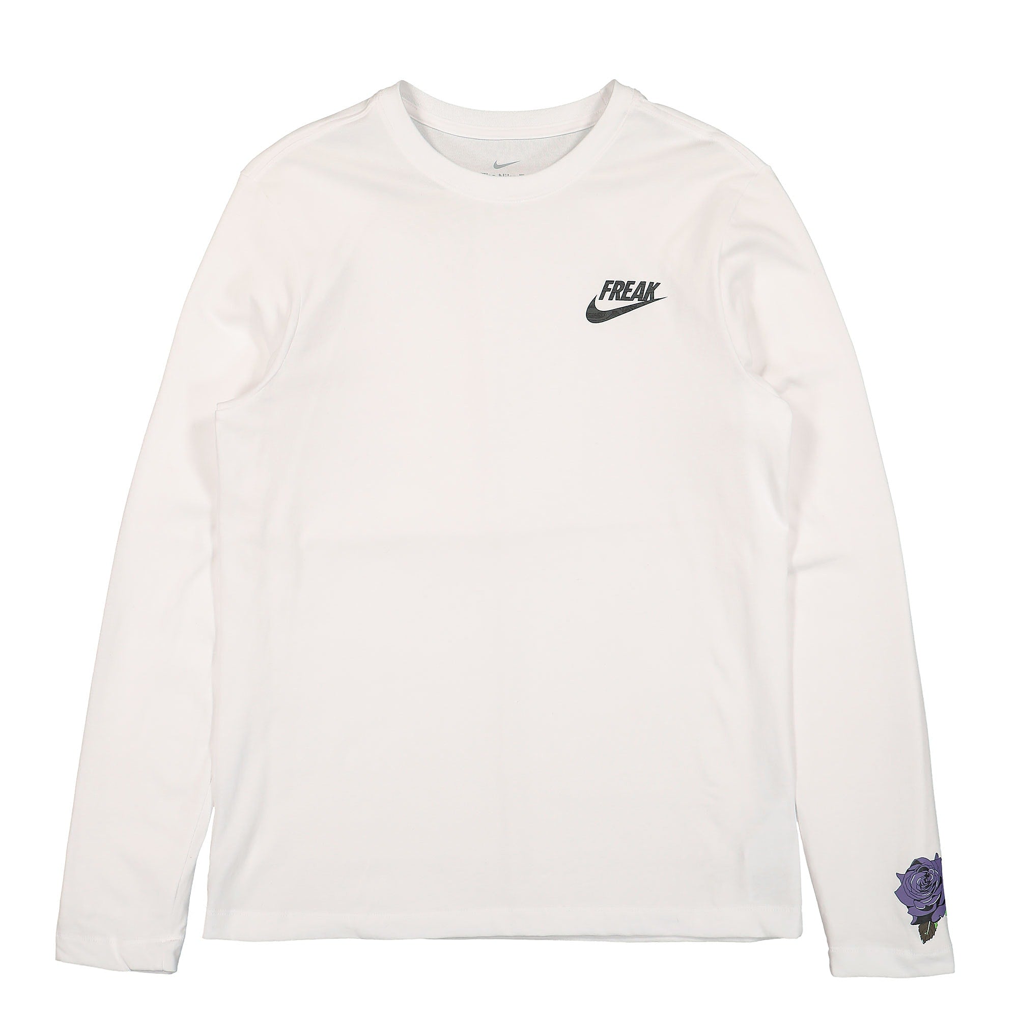 Nike NK Dri-FIT Giannis Swoosh Freak Premium Long Sleeve Tee White Longsleeves DN2938 100 | Overkill