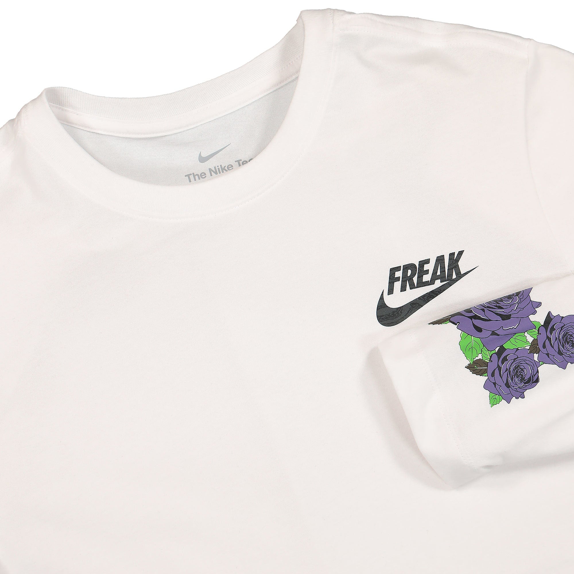 Nike NK Dri-FIT Giannis Swoosh Freak Premium Long Sleeve Tee White Longsleeves Close-up | Overkill