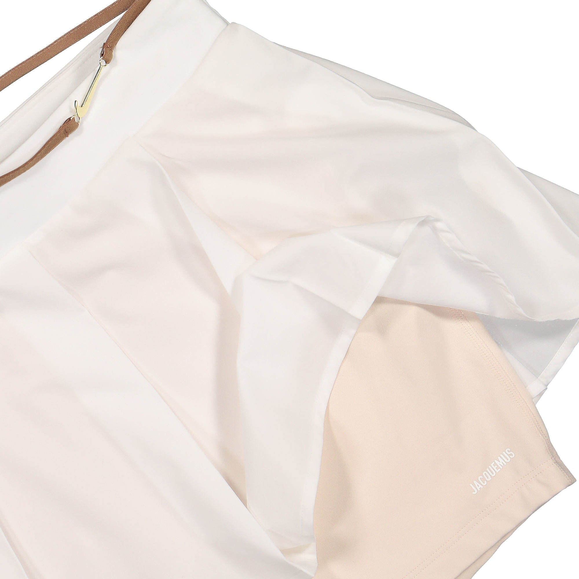 Nike Jacquemus x Nike Wmns NRG Dri-FIT Skirt White / Pearl White Skirts Close-up | Overkill