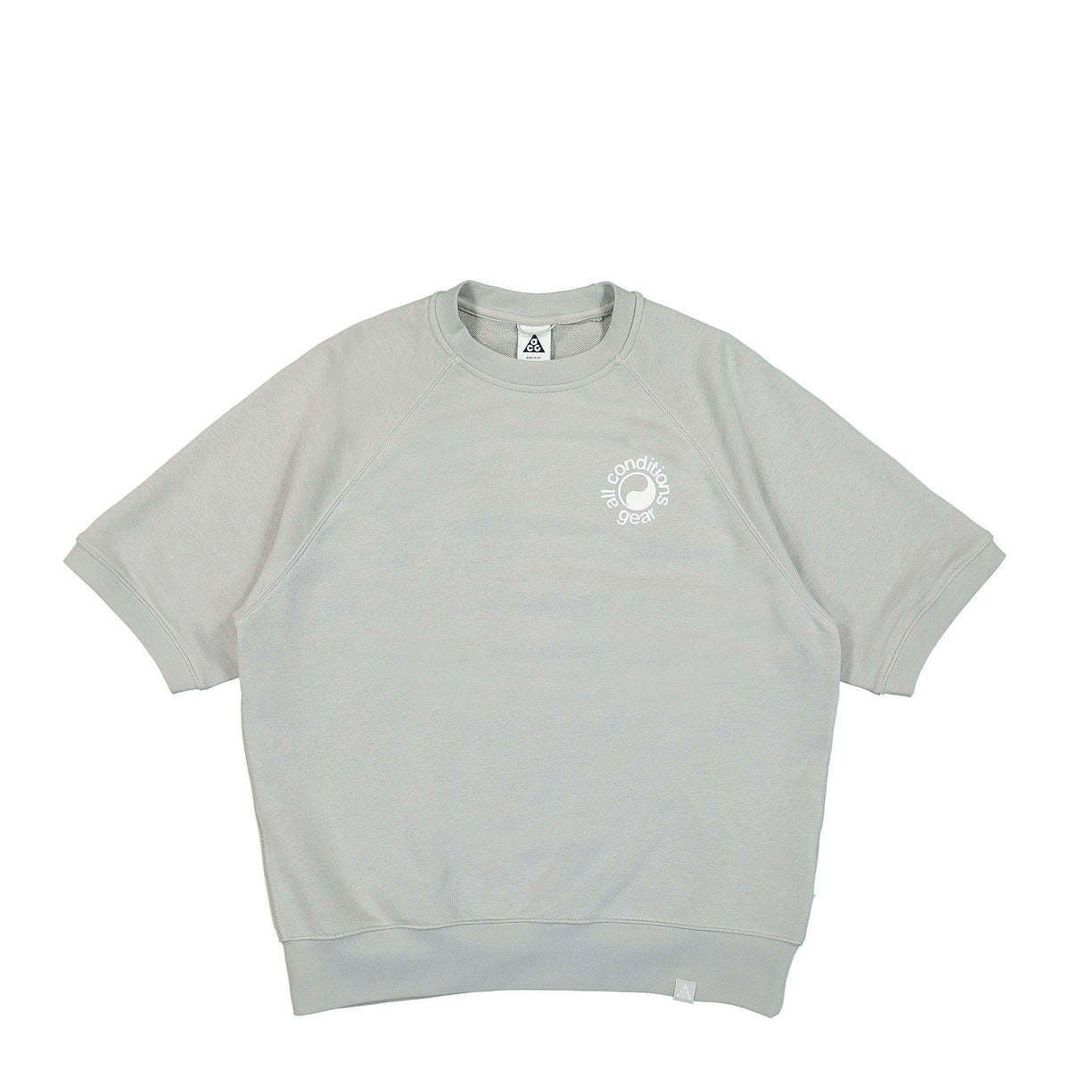 Nike NRG ACG Dri-FIT SS Fleece Crew Lt Iron Ore / Summit White T-Shirts DN3914 012 | Overkill