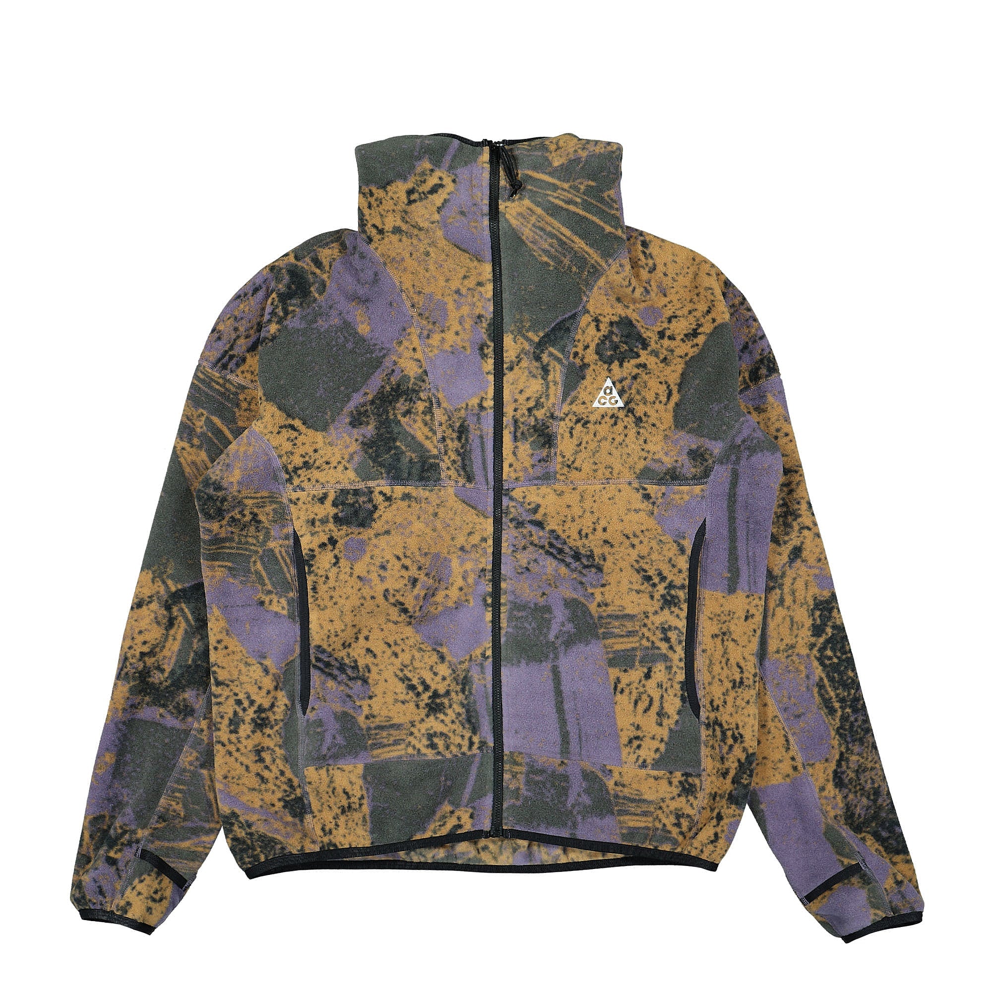 Nike NRG ACG Therma-Fit Wolf Tree Full Zip AOP Hoodie Canyon Purple / Black / White Hoodies DN3931 553 | Overkill