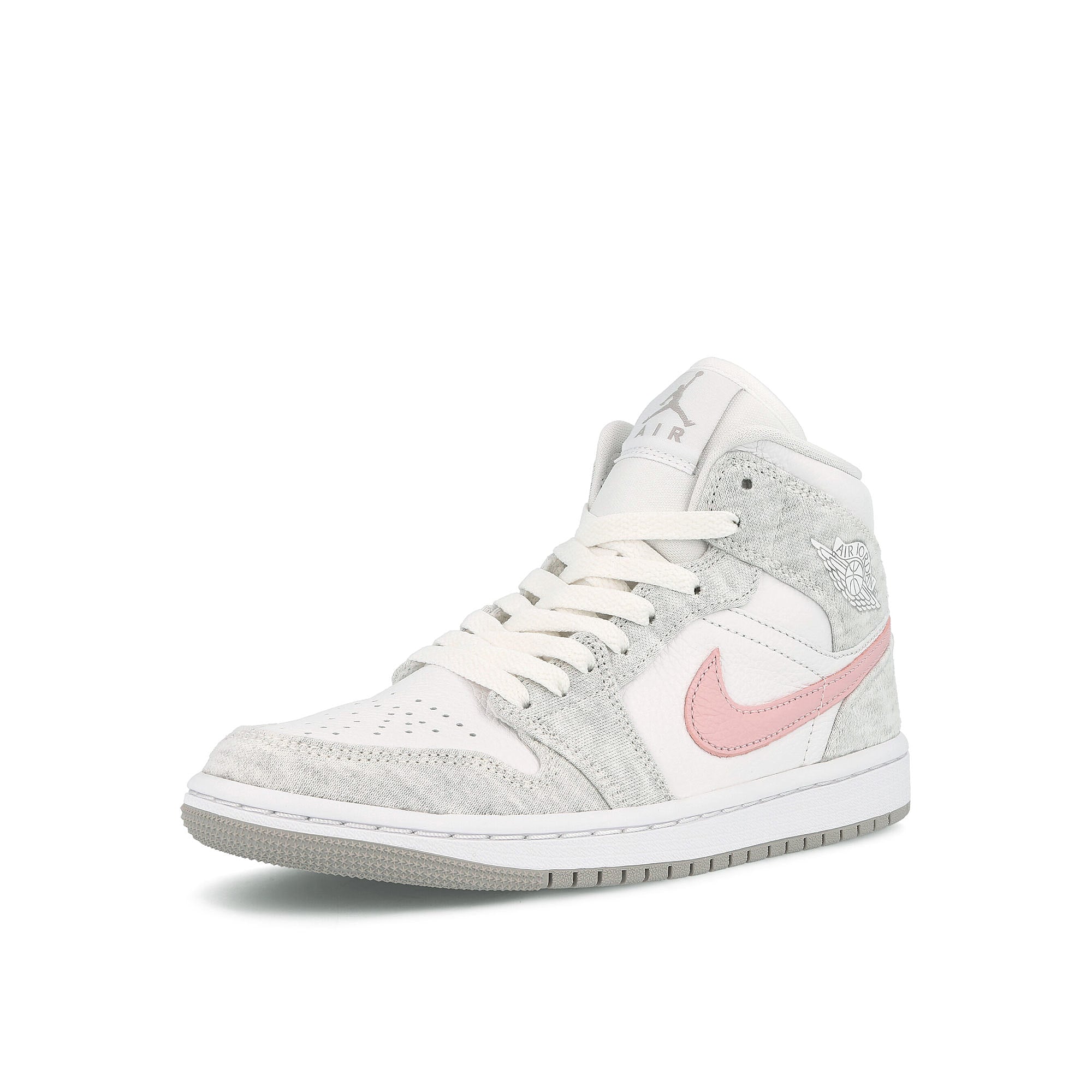 Jordan Wmns Air Jordan 1 Mid SE Light Iron Ore / Atmosphere - White Detailfoto | Overkill