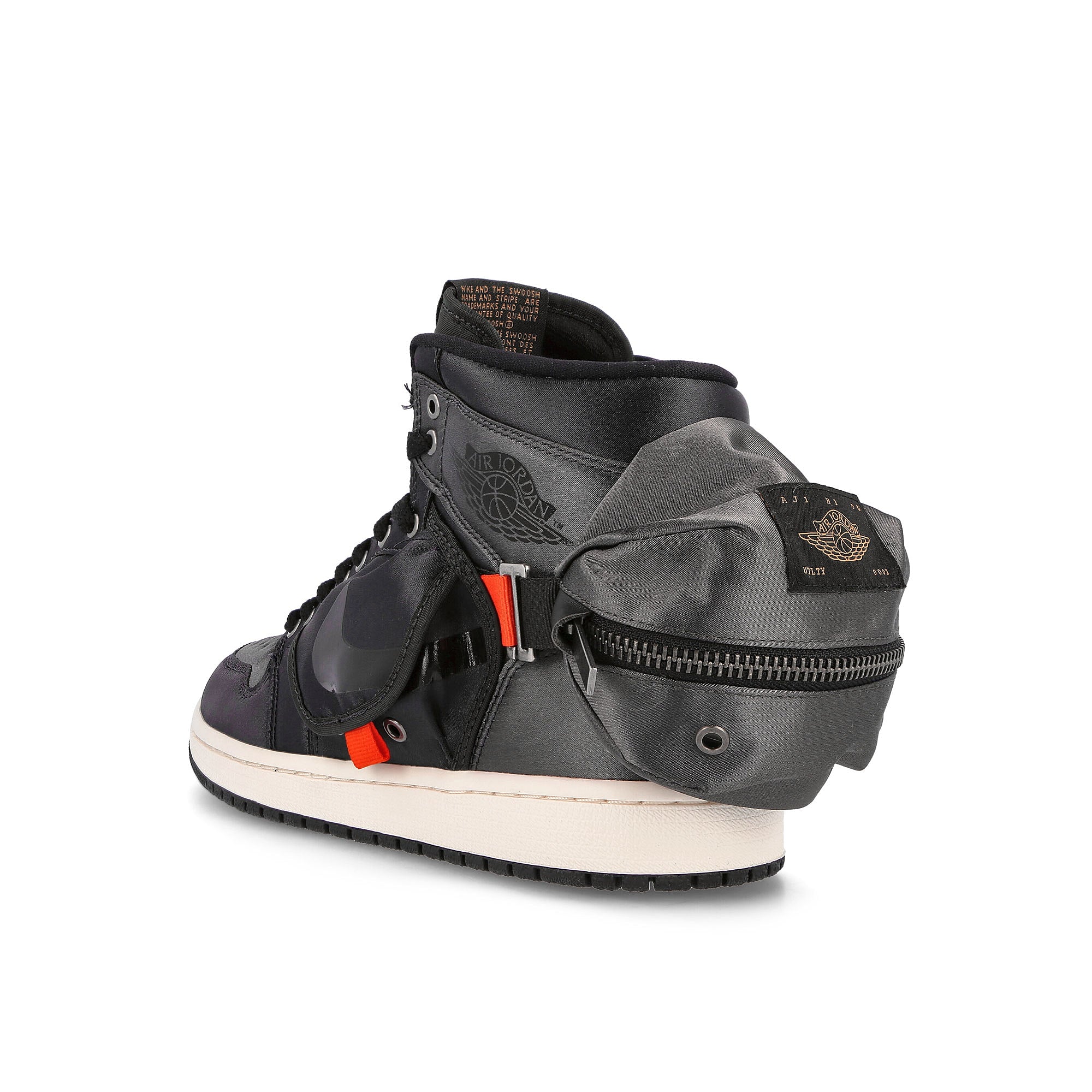 Jordan Air Jordan 1 Utility SP Black / Off Noir - Anthracite - Sail Close-up | Overkill