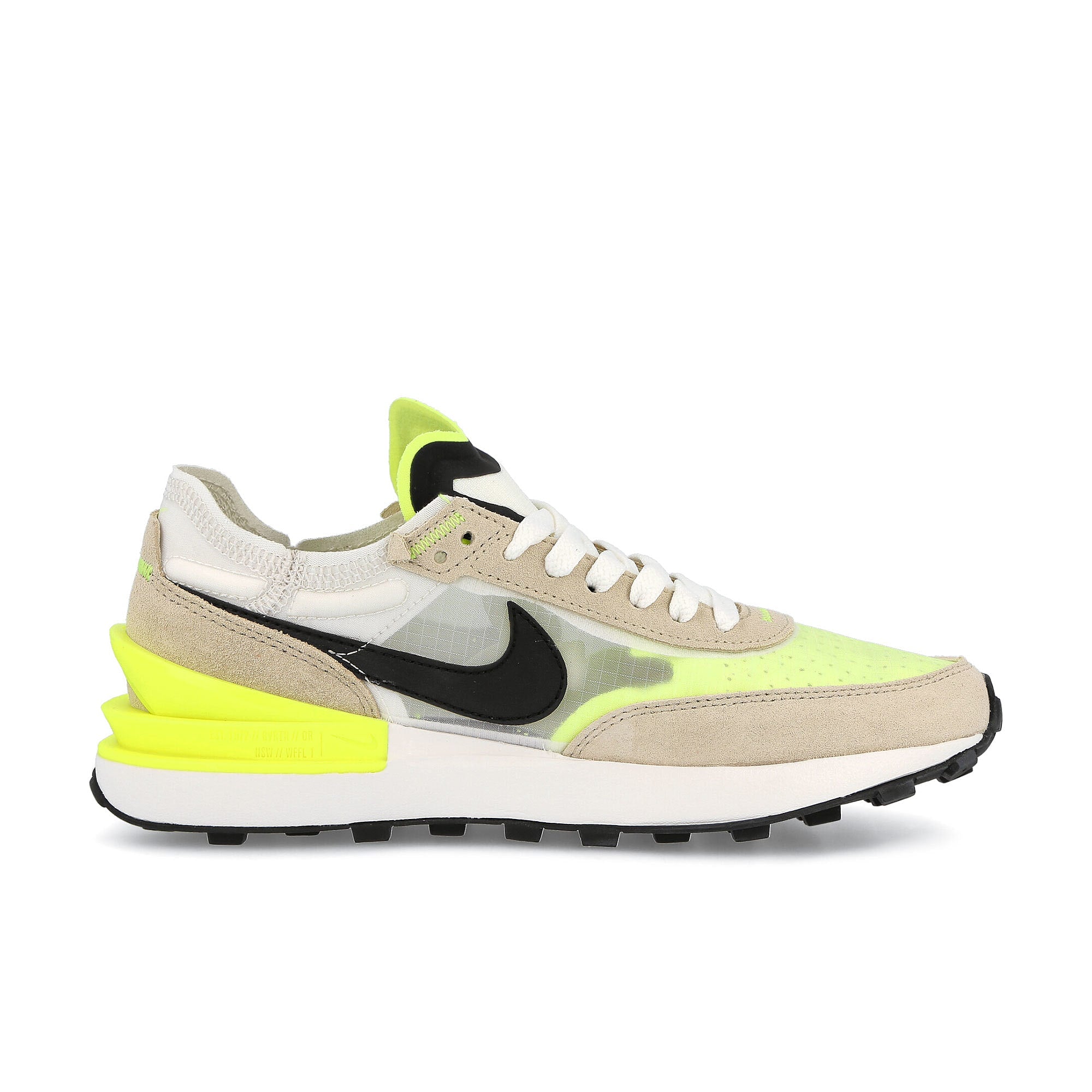 Nike wmns waffle one Summit White-Black - Rattan - Volt Sneakers Silhouette | Overkill