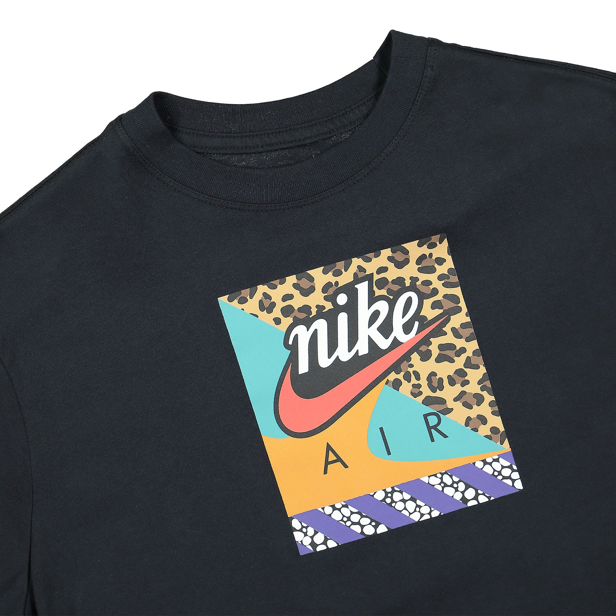 Nike Wmns NSW Air Loom Tee Black T-Shirts Close-up | Overkill