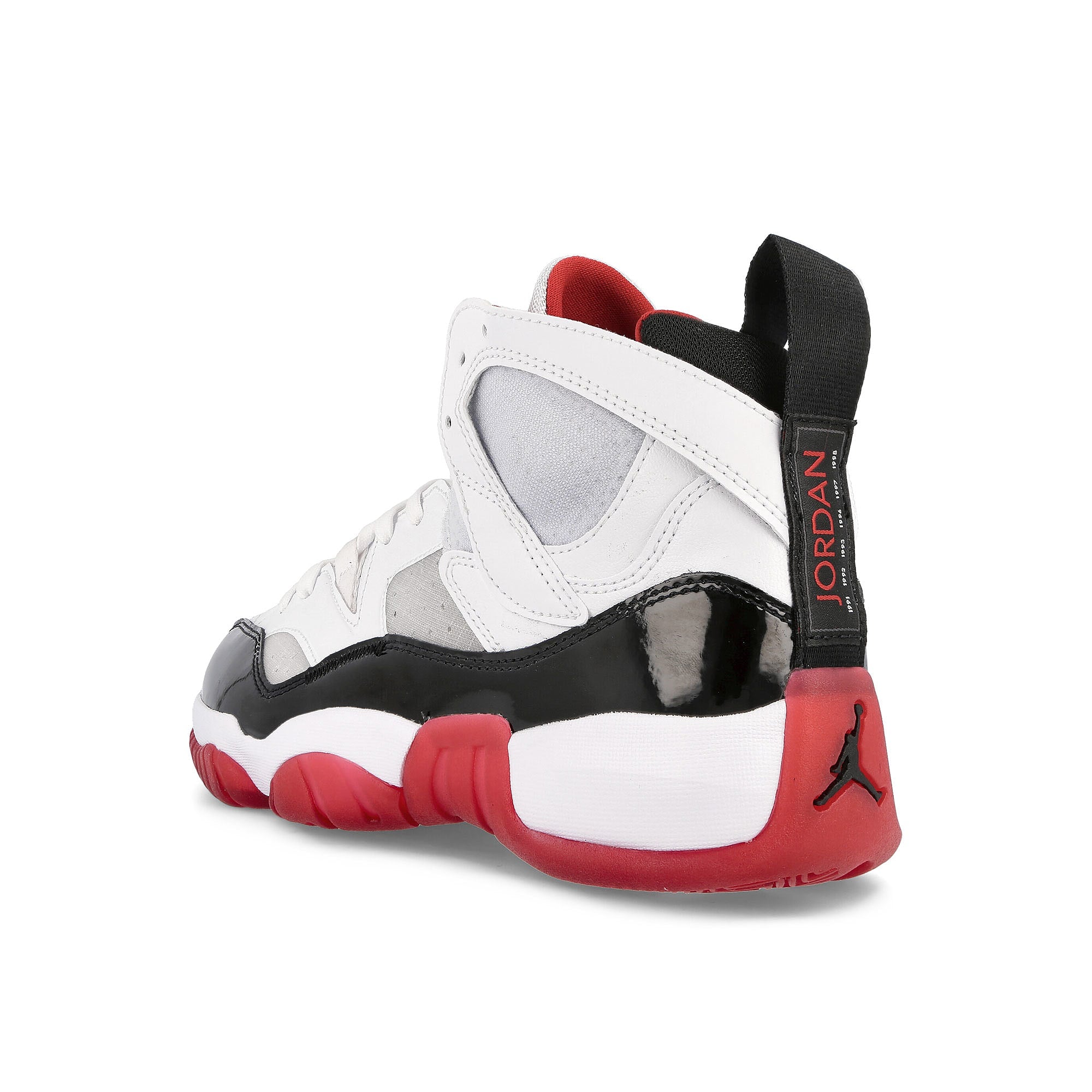 Jordan Air Jordan Jumpman Two Trey White-Black - Gym Red High Top Sneakers Material | Overkill
