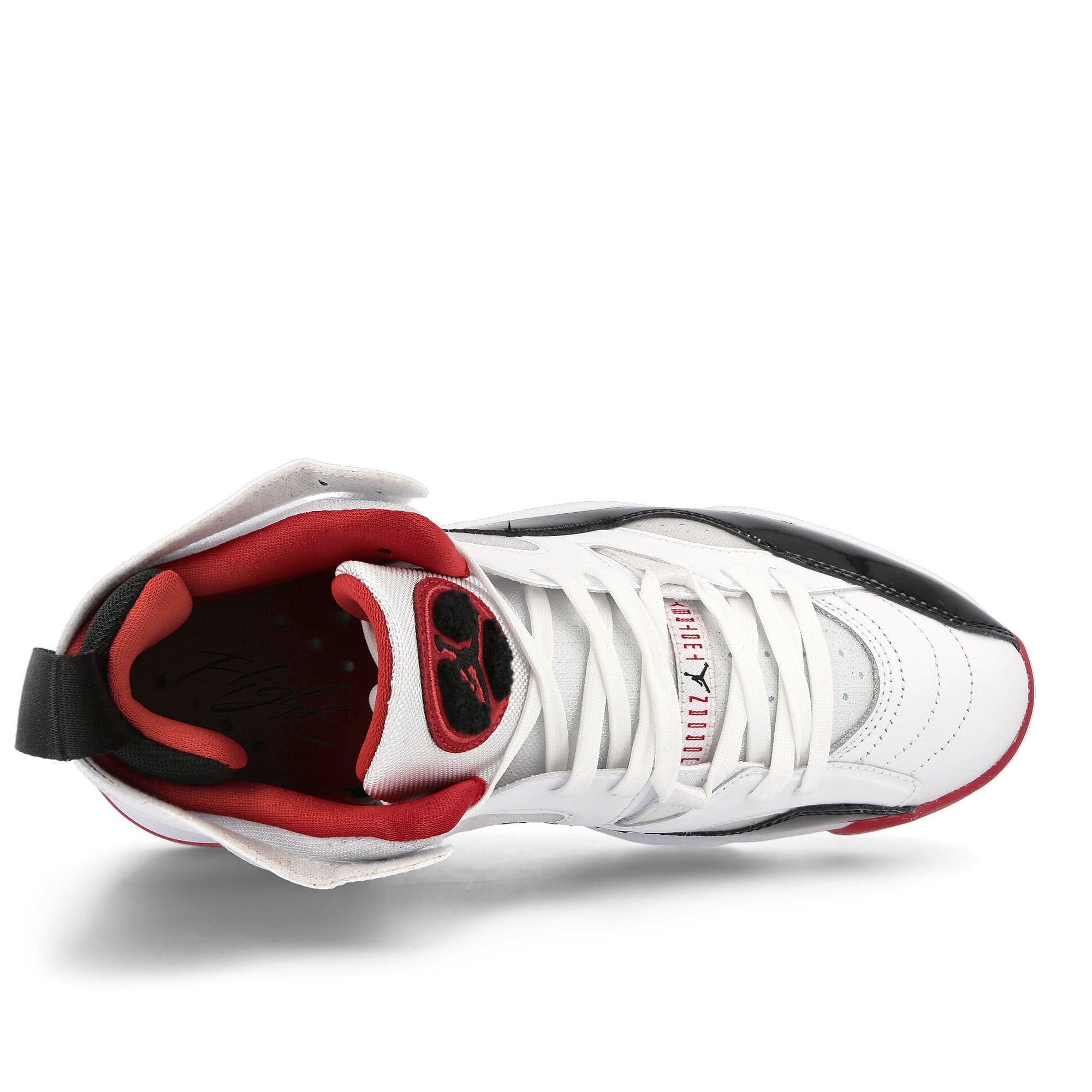 Jordan Air Jordan Jumpman Two Trey White-Black - Gym Red High Top Sneakers Detailfoto | Overkill