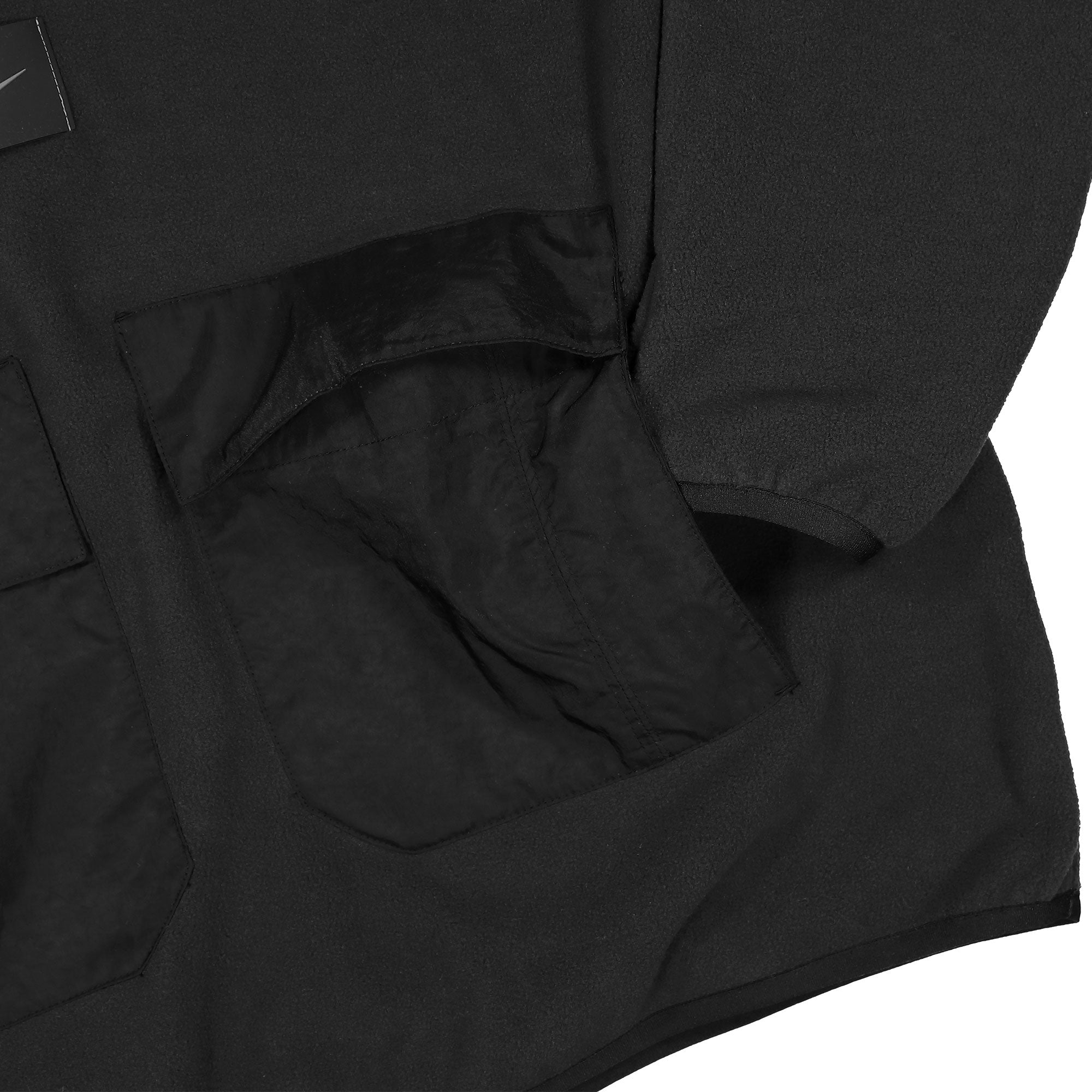 Nike NSW Therma-Fit Polar Fleece Quarter Zip Sweatshirt Black / Black Sweatshirts Detailfoto | Overkill