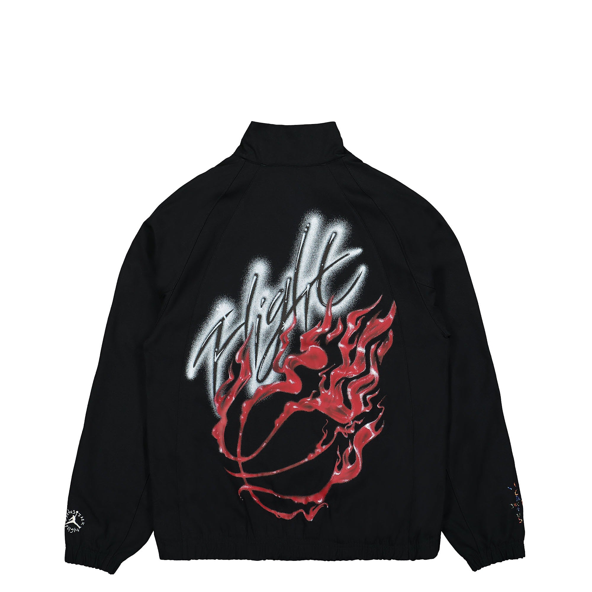 Jordan Travis Scott x Jordan Woven Jacket Black Jackets Close-up | Overkill