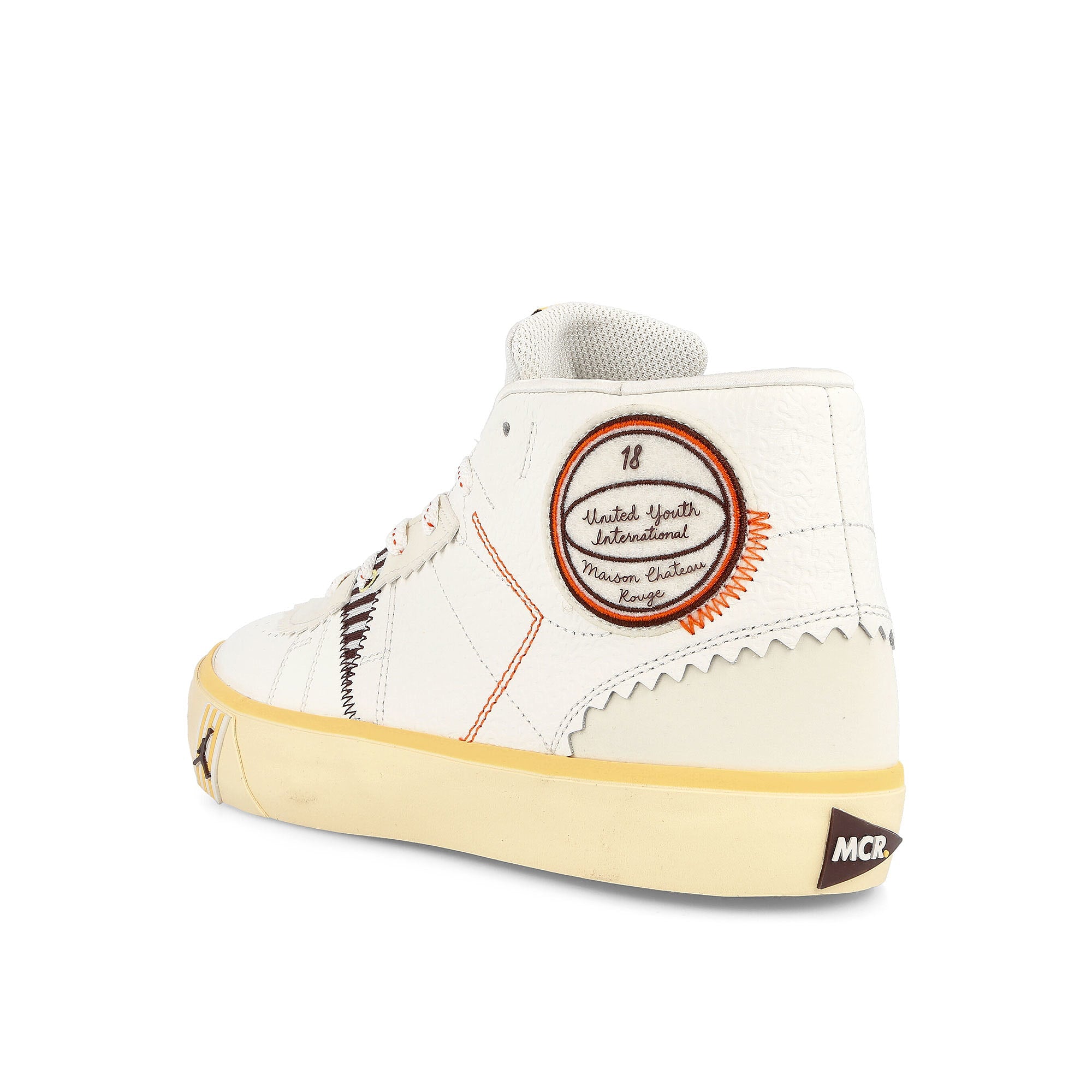 Jordan Maison Chateau Rouge x Air Jordan Series Mid SP Sail / Brown Basalt - Pale Vanilla - Orange Sneakers Material | Overkill