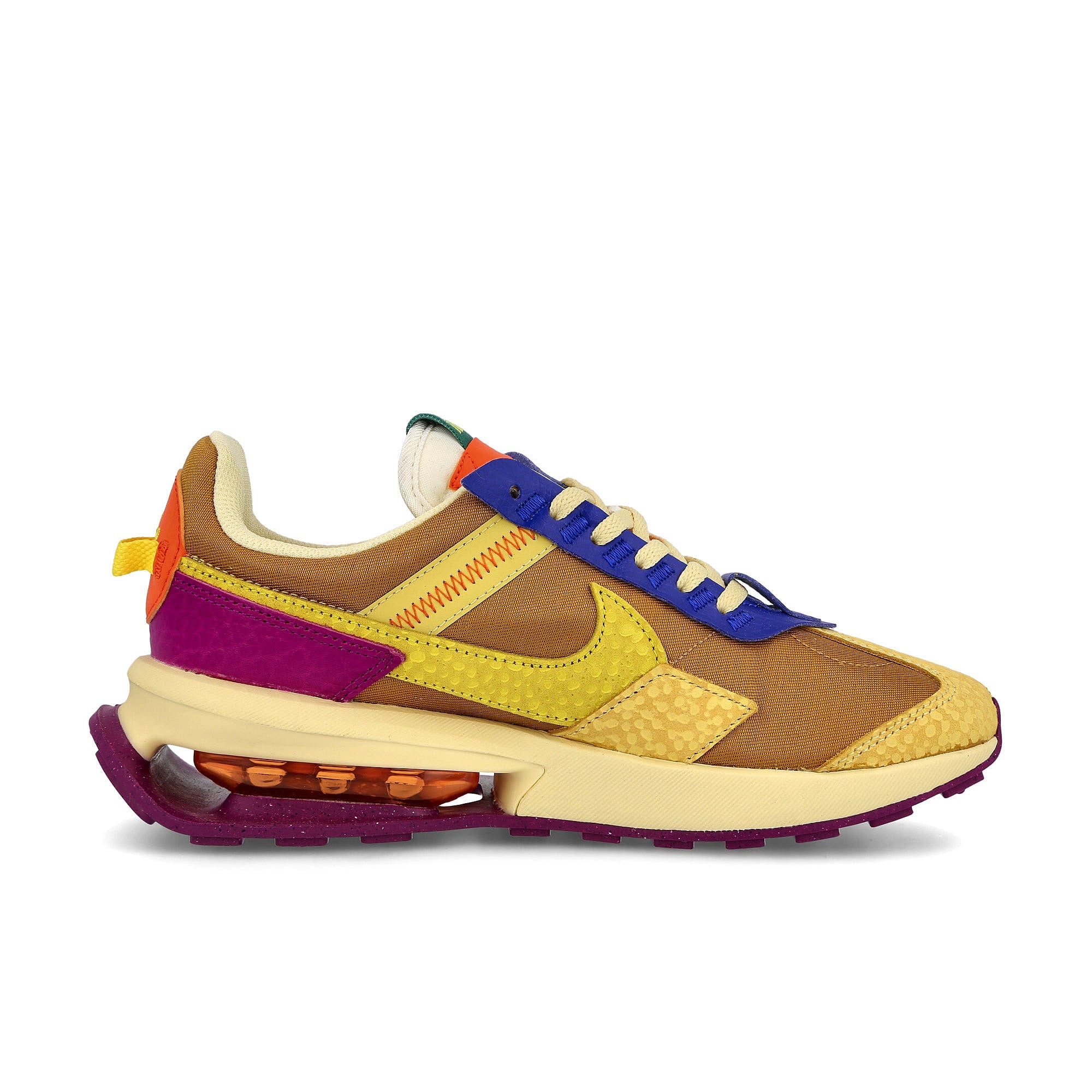 Nike wmns air max pre day Wheat-Yellow Strike - Red Plum - Orange Sneakers Silhouette | Overkill