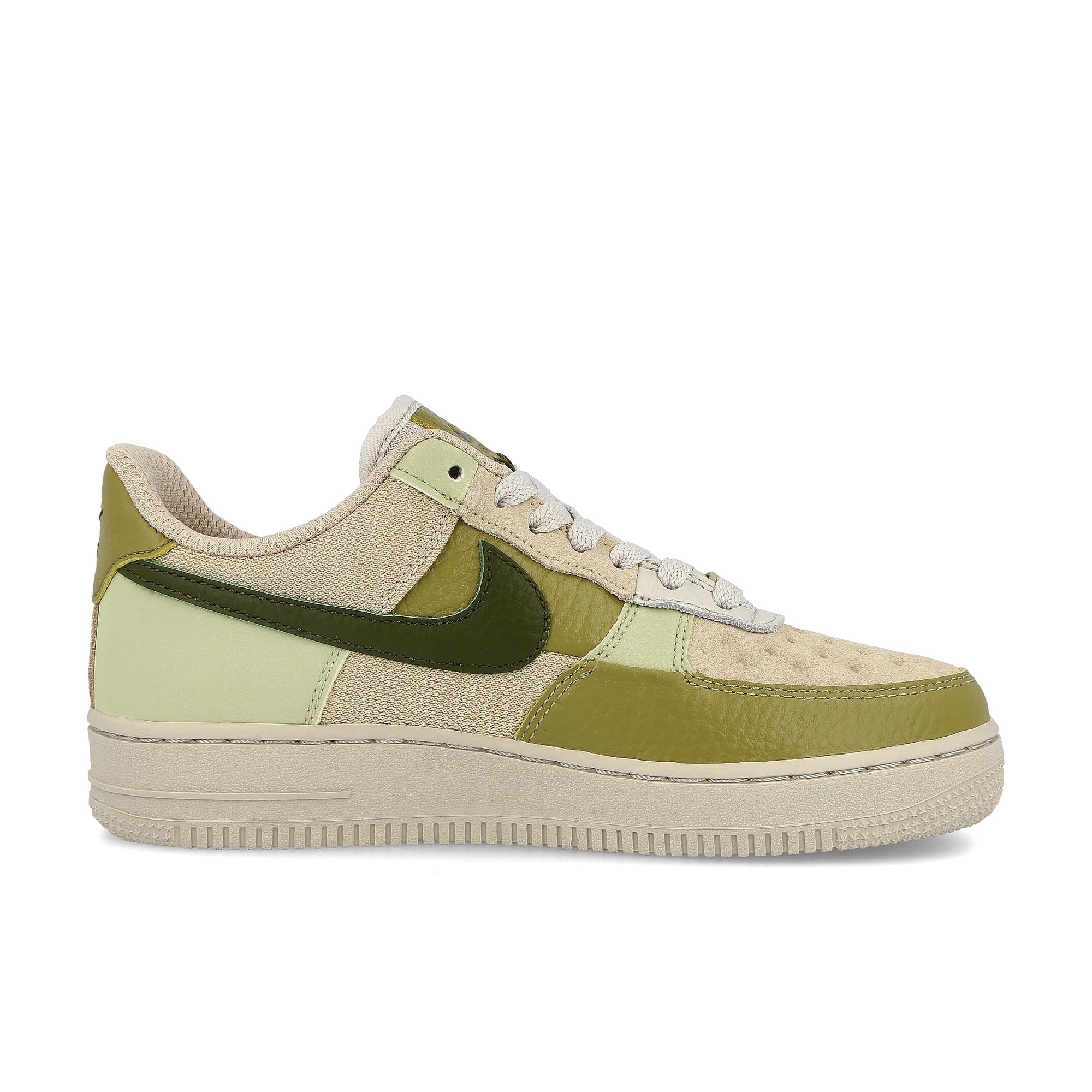 Nike wmns air force 1 Light Bone-Rough Green - Olive Aura Sneakers Silhouette | Overkill