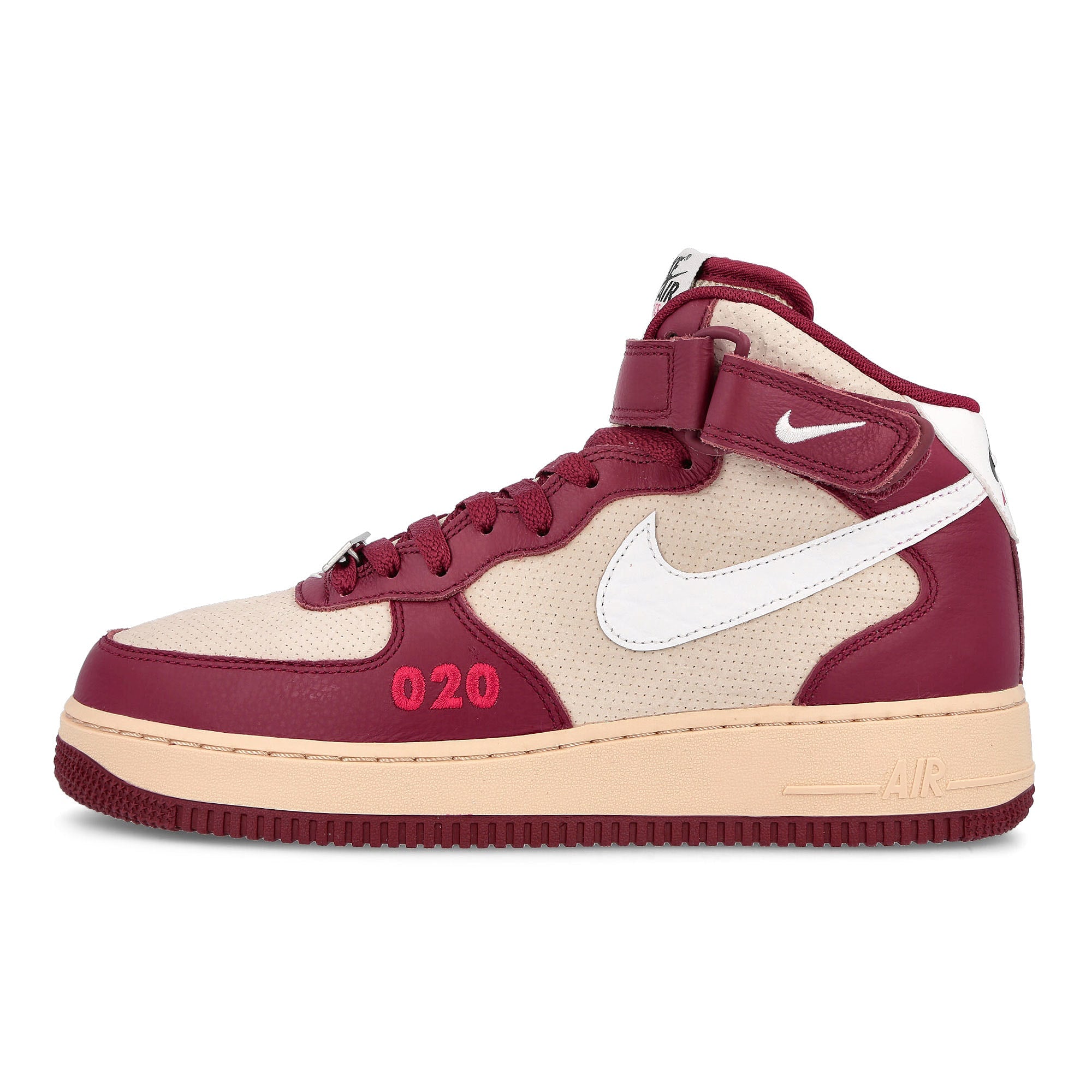 Nike air force 1 mid Team Red-White - Pearl White - Black Mid Top Sneakers DO7045 600 | Overkill