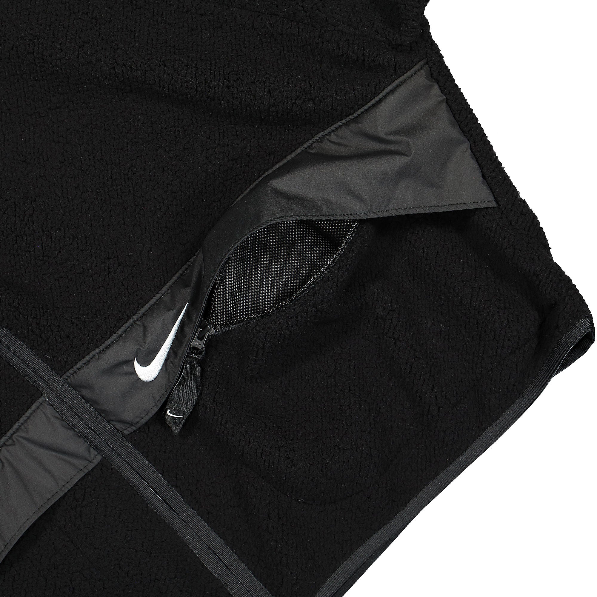 Nike Wmns NSW Essentials Sherpa Jacket Black / White Jackets Detailfoto | Overkill