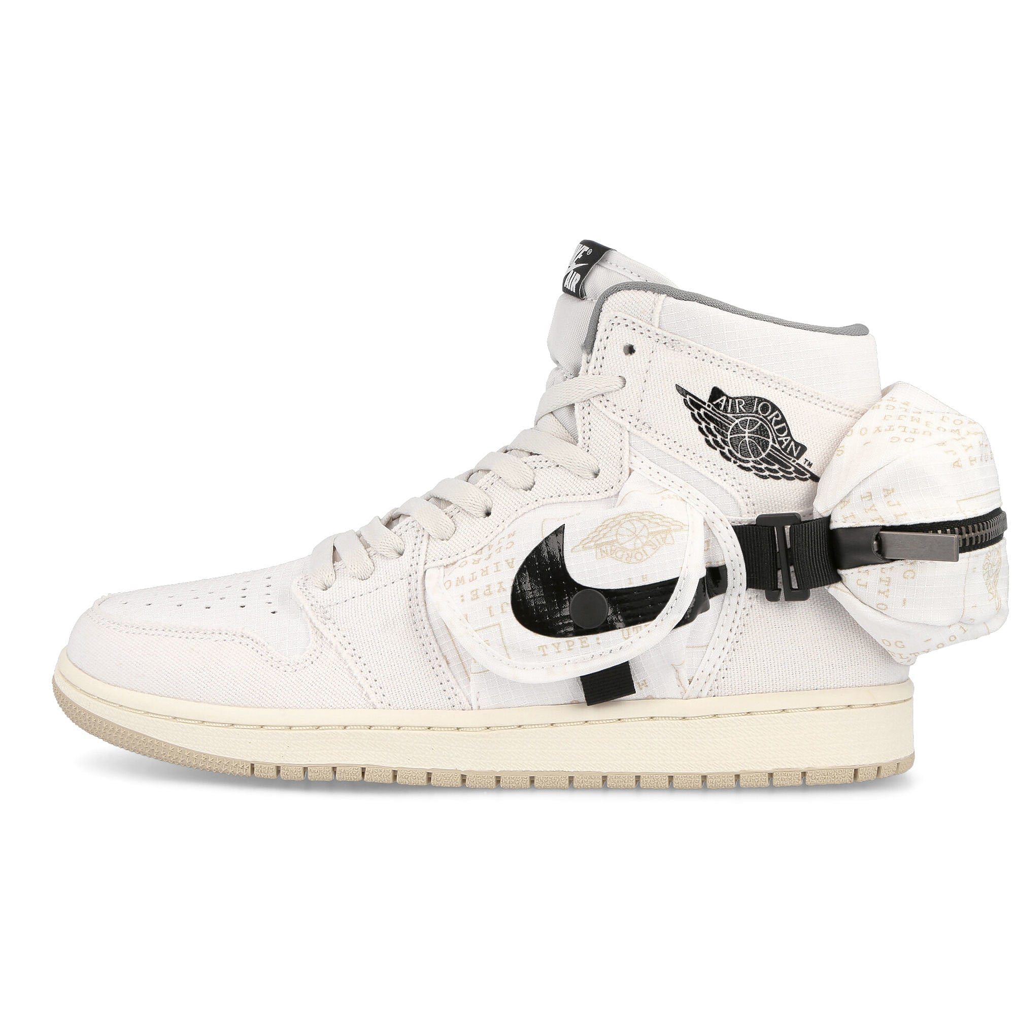 Jordan Air Jordan 1 Utility White-Black - Sail High Top Sneakers DO8727 100 | Overkill