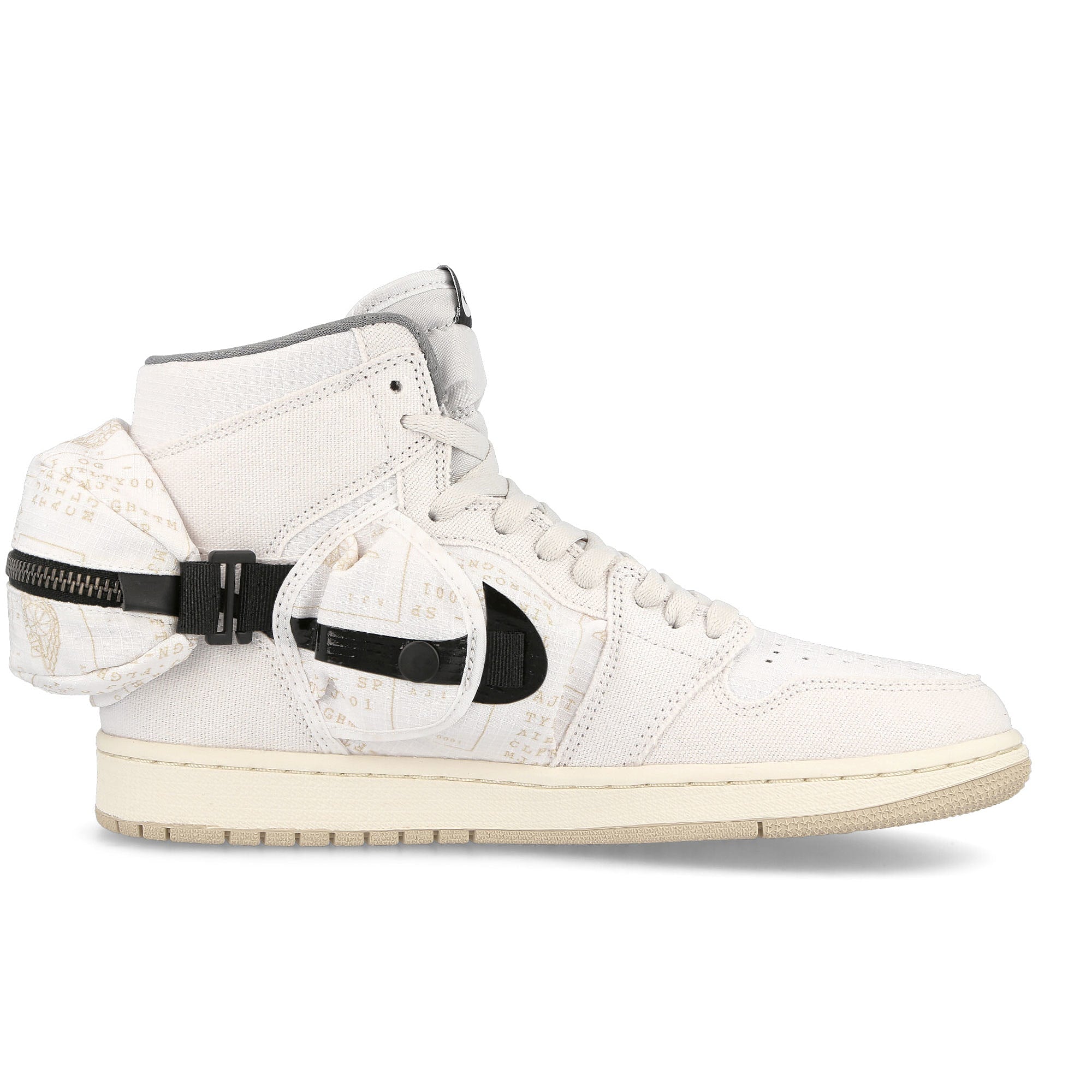 Jordan Air Jordan 1 Utility White-Black - Sail High Top Sneakers Silhouette | Overkill