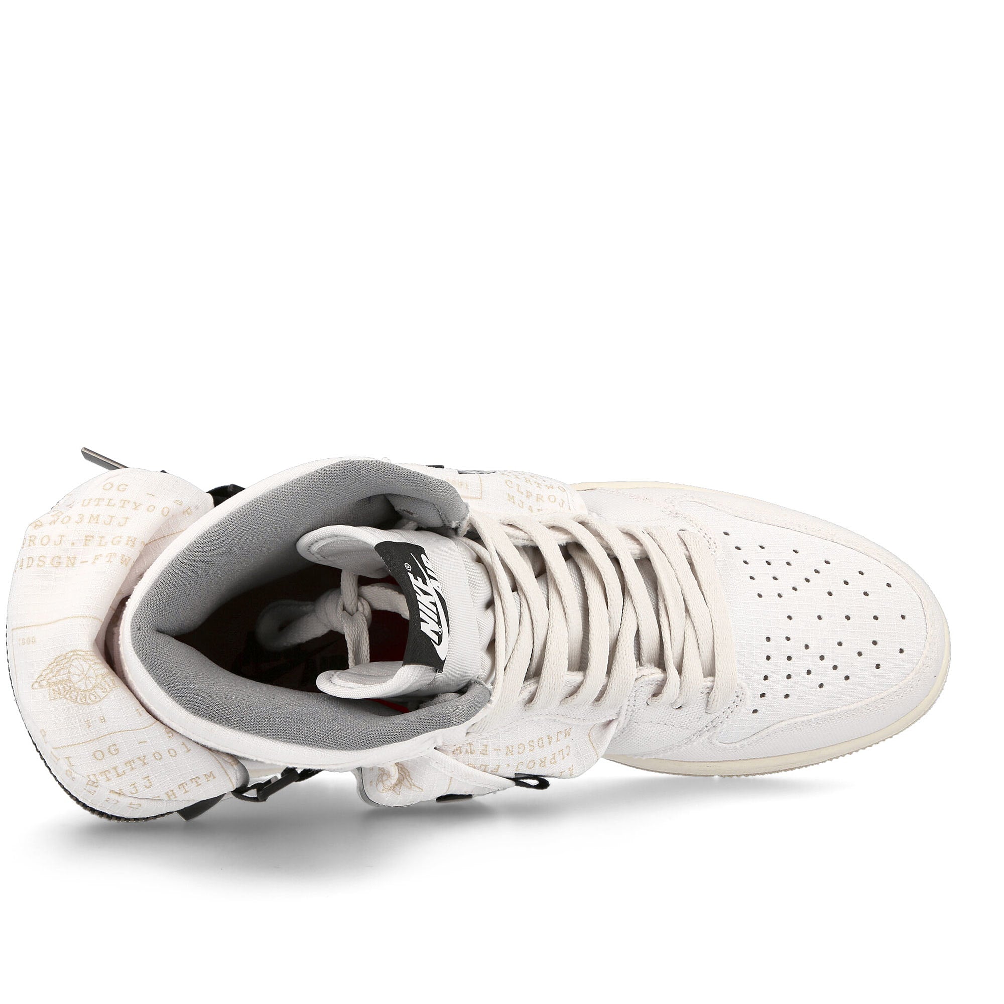 Jordan Air Jordan 1 Utility White-Black - Sail High Top Sneakers Detail View 1 | Overkill