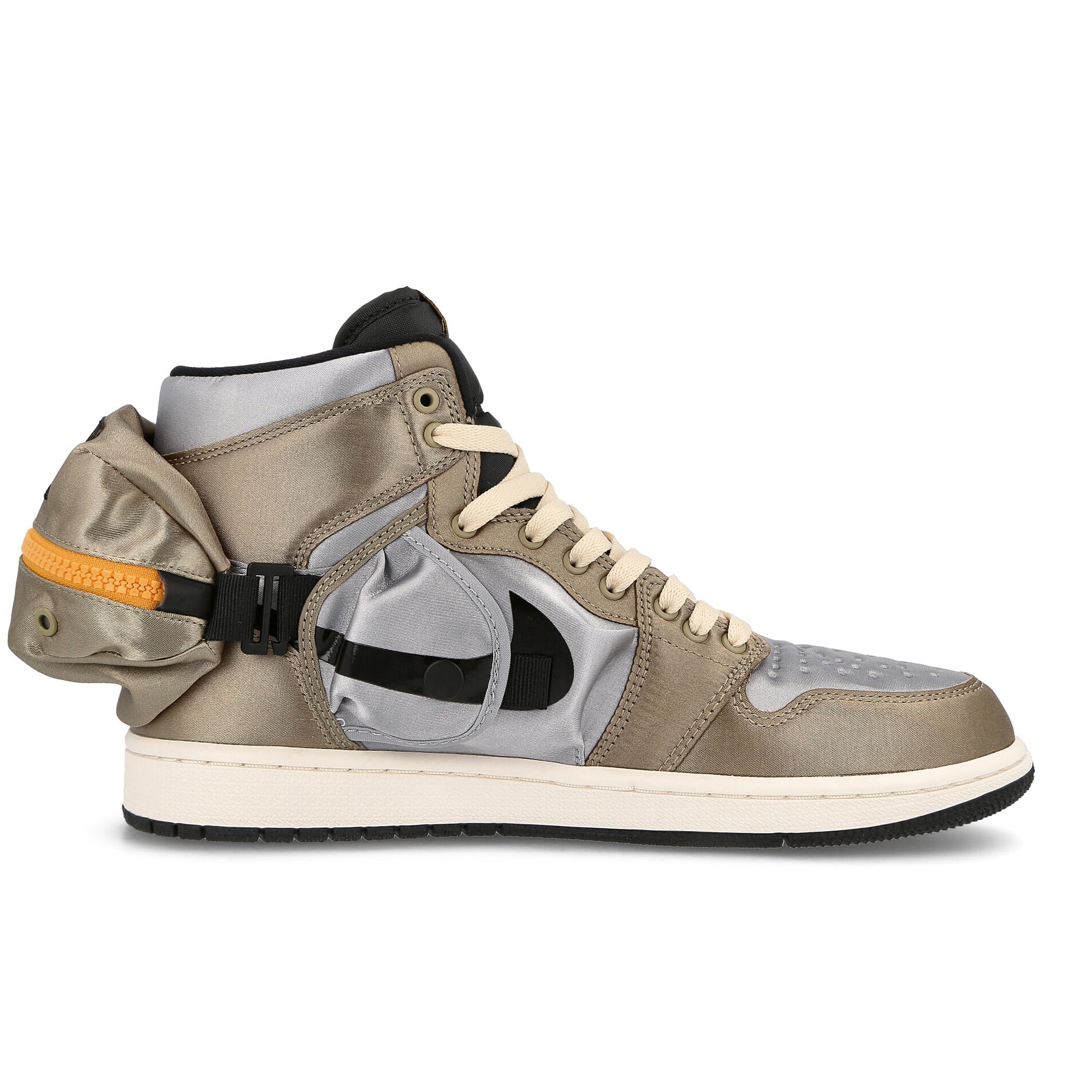 Jordan Air Jordan 1 Utility Neutral Olive-Taxi - Light Steel Grey - Black High Top Sneakers Silhouette | Overkill