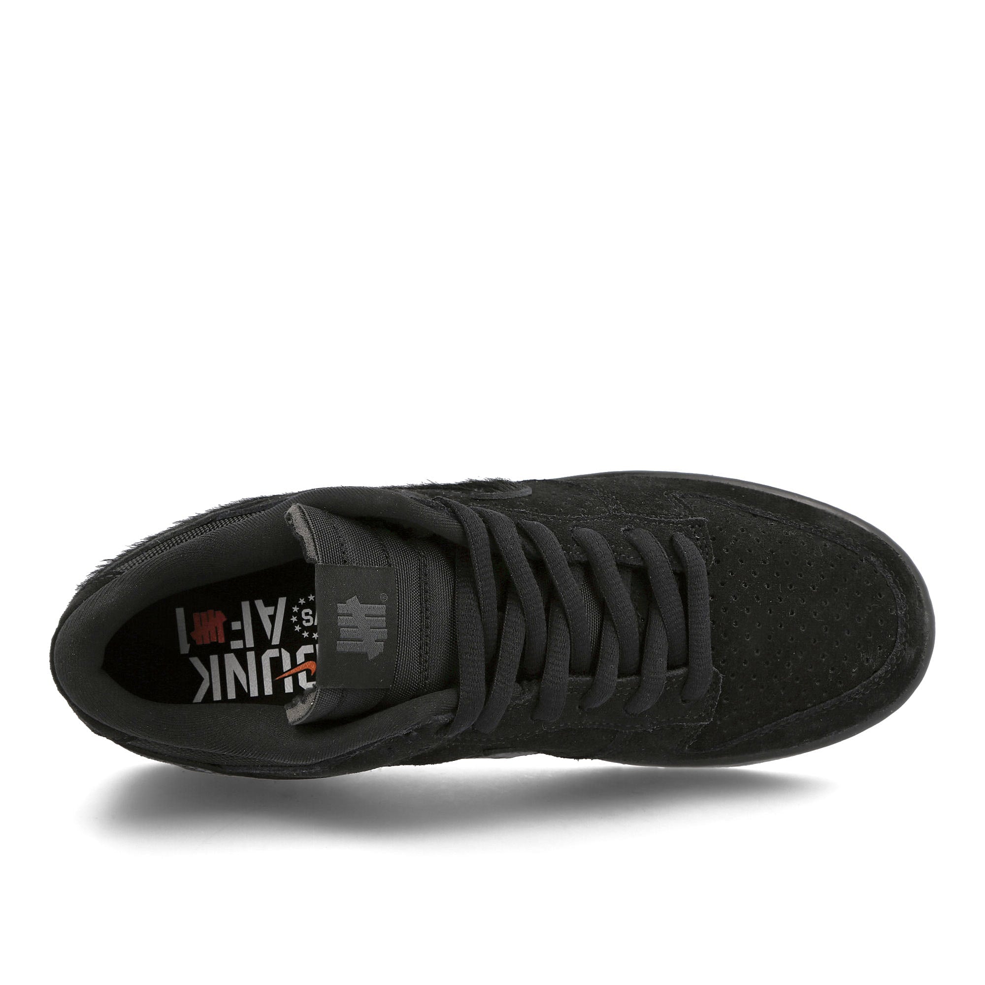 Nike Undefeated x Nike Dunk Low SP Black / Black Detail view 1 | Overkill