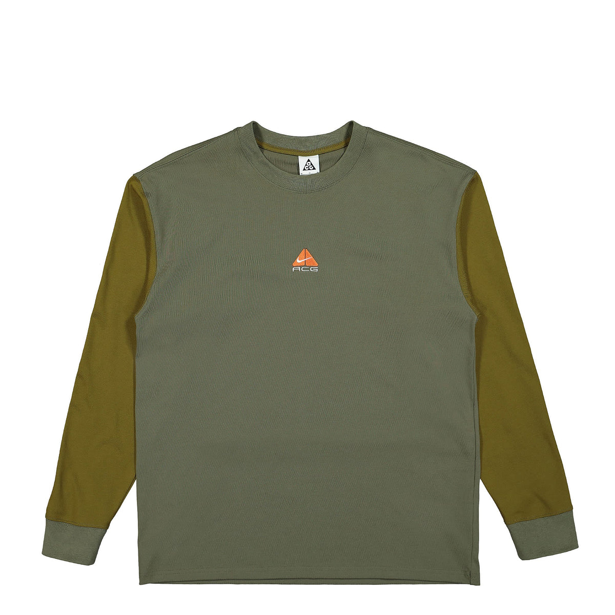 Nike NRG ACG Colorblock Longsleeve Tee Medium Olive / Olive Flak Longsleeves DO9681 222 | Overkill
