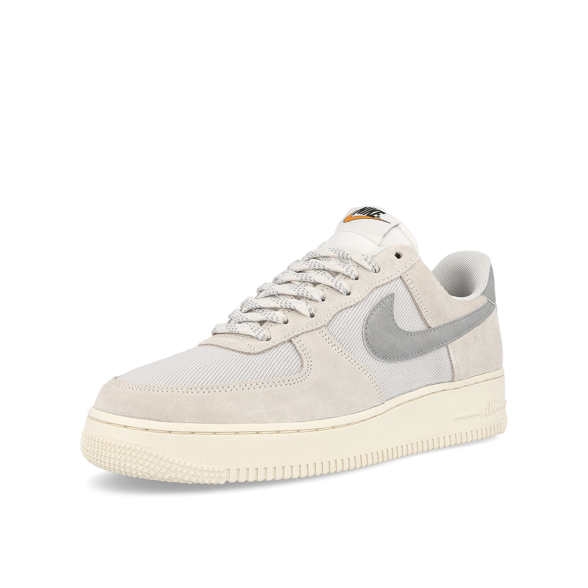 Nike air force 1 07 lv8 Sail / Light Smoke Grey - Photon Dust Low Top Sneakers Close Up | Overkill