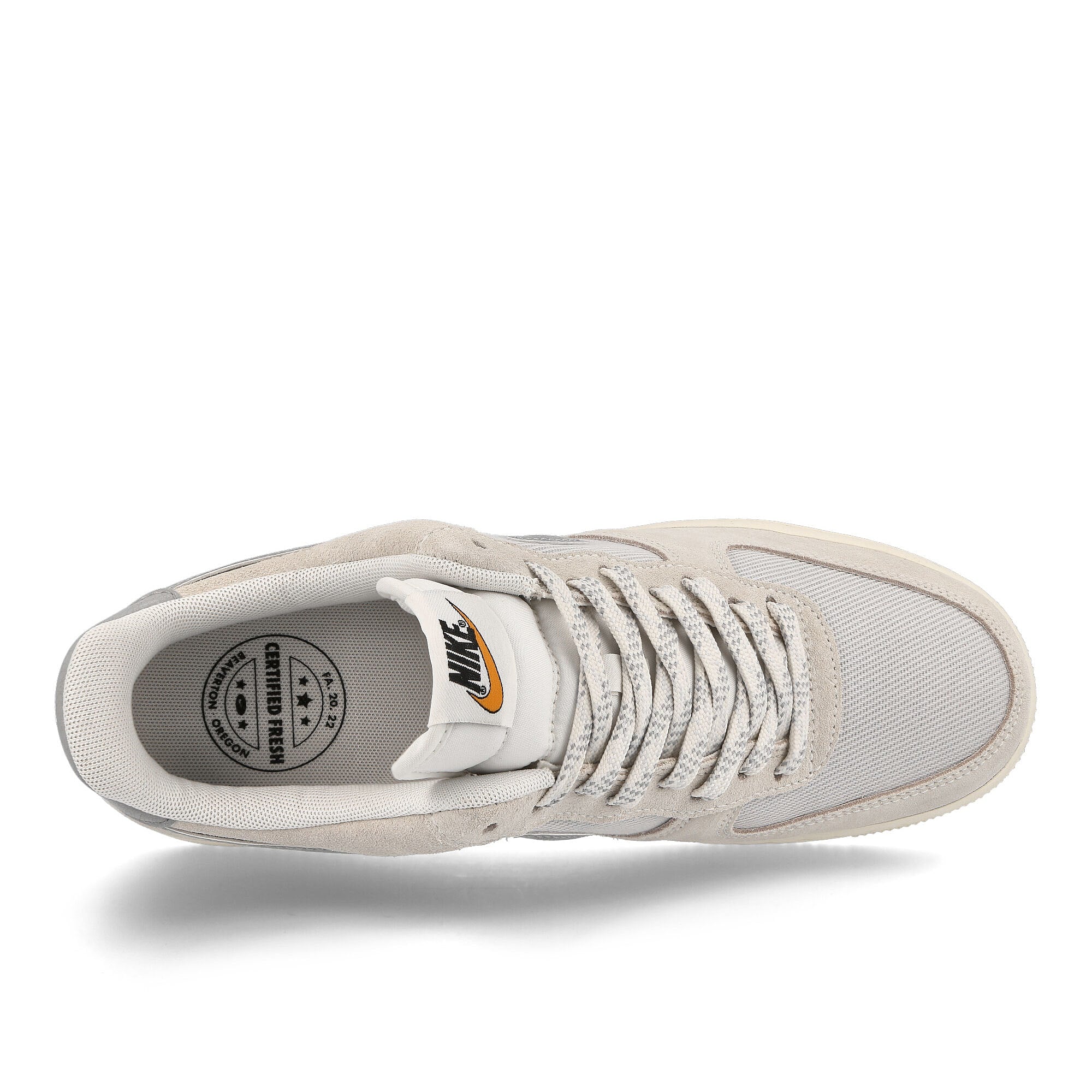 Nike air force 1 07 lv8 Sail / Light Smoke Grey - Photon Dust Low Top Sneakers Detailfoto | Overkill