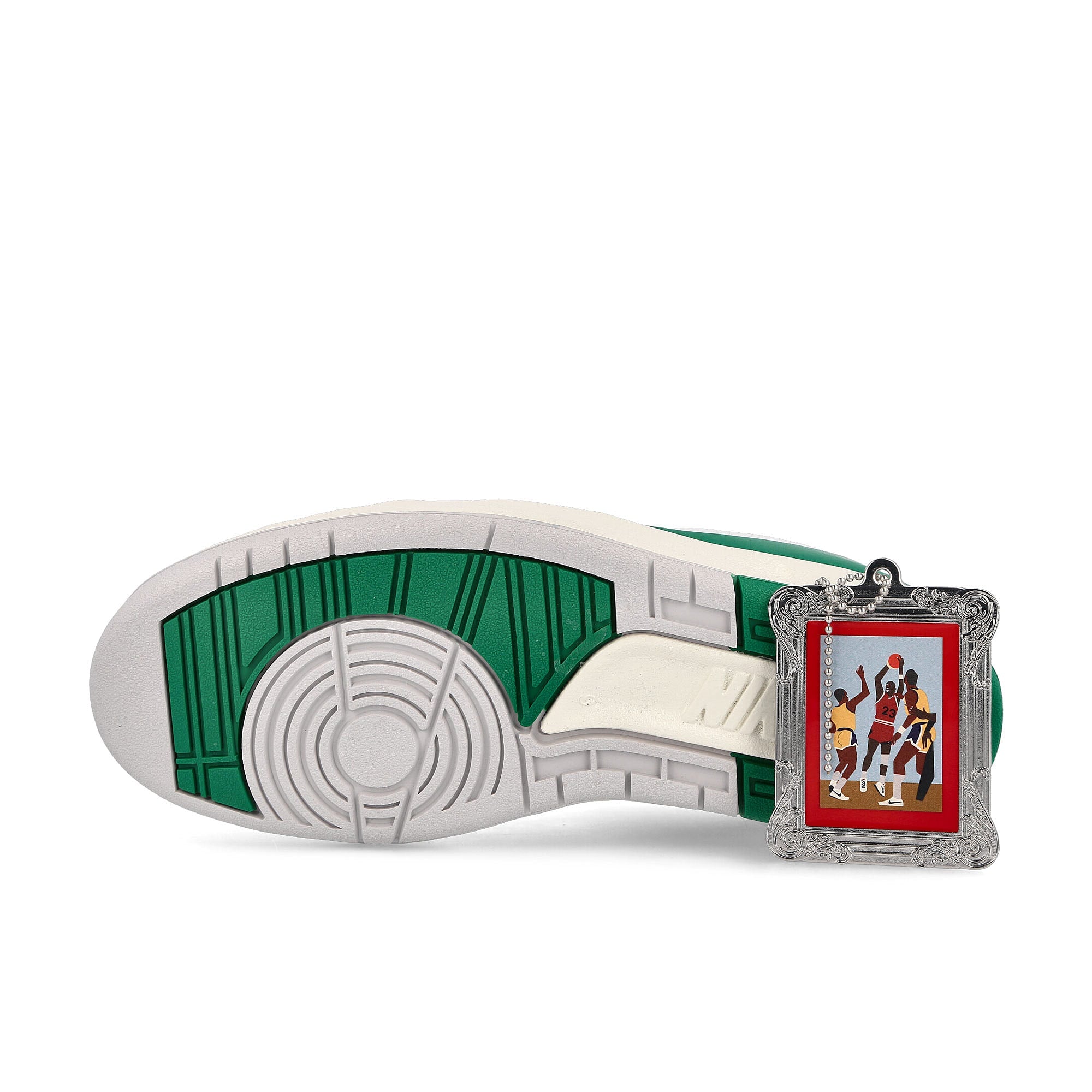 Jordan Wmns Air Jordan 2 Retro Low SE White / Malachite - Neutral Grey - Sail Sneakers Detail View 1 | Overkill