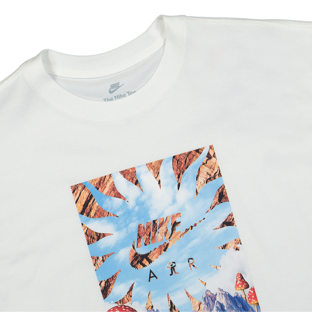 Nike NSW DNA Open M90 Tee White T-Shirts Close-up | Overkill