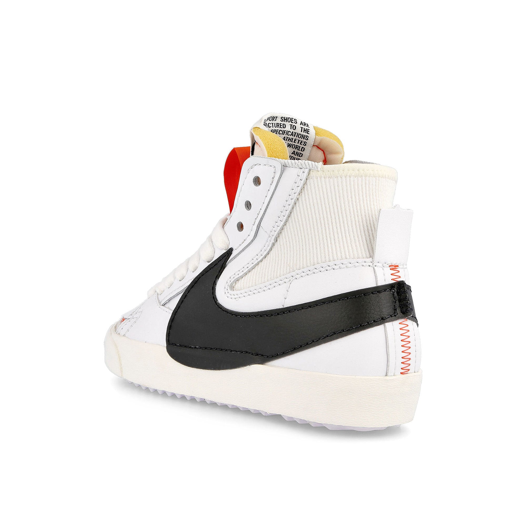 Nike wmns blazer mid 77 jumbo White-Black - White - Sail Mid Top Sneakers Material | Overkill