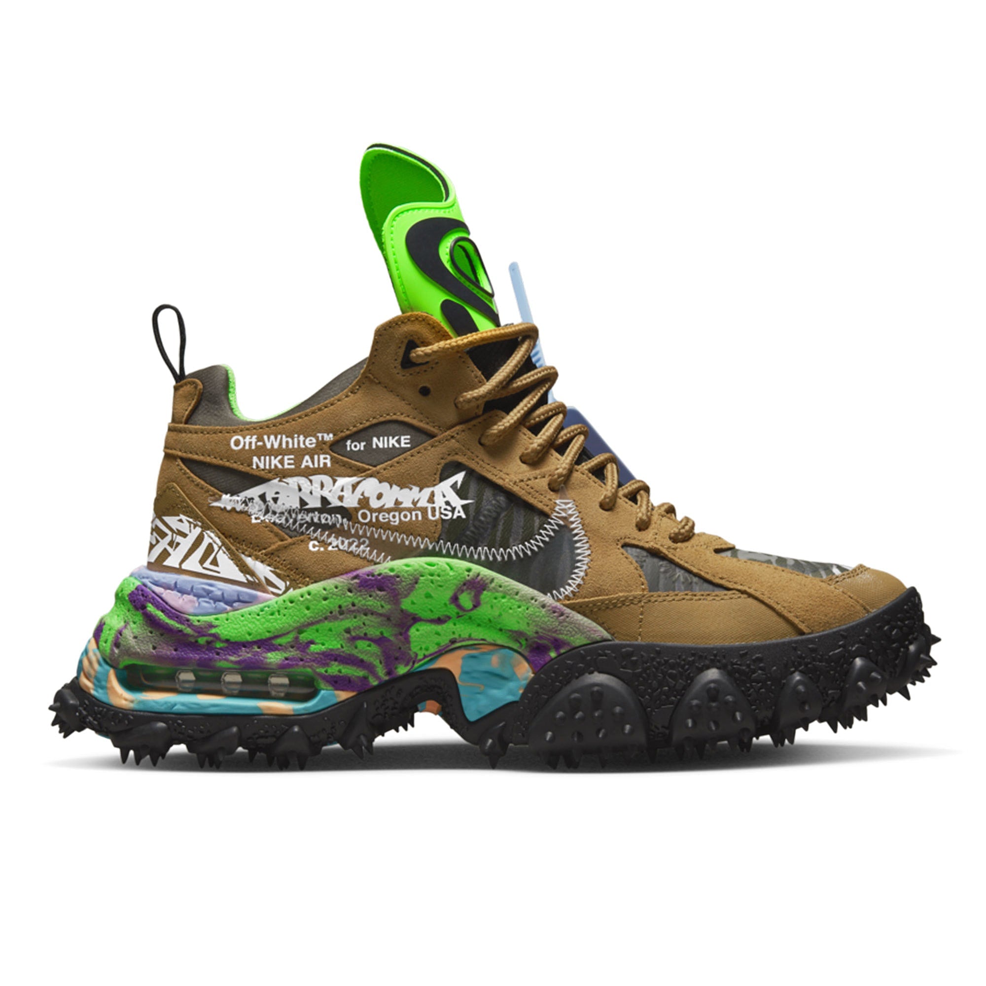 Nike Off-White x Nike Air Terra Forma What / Clear - Black Sneakers Silhouette | Overkill